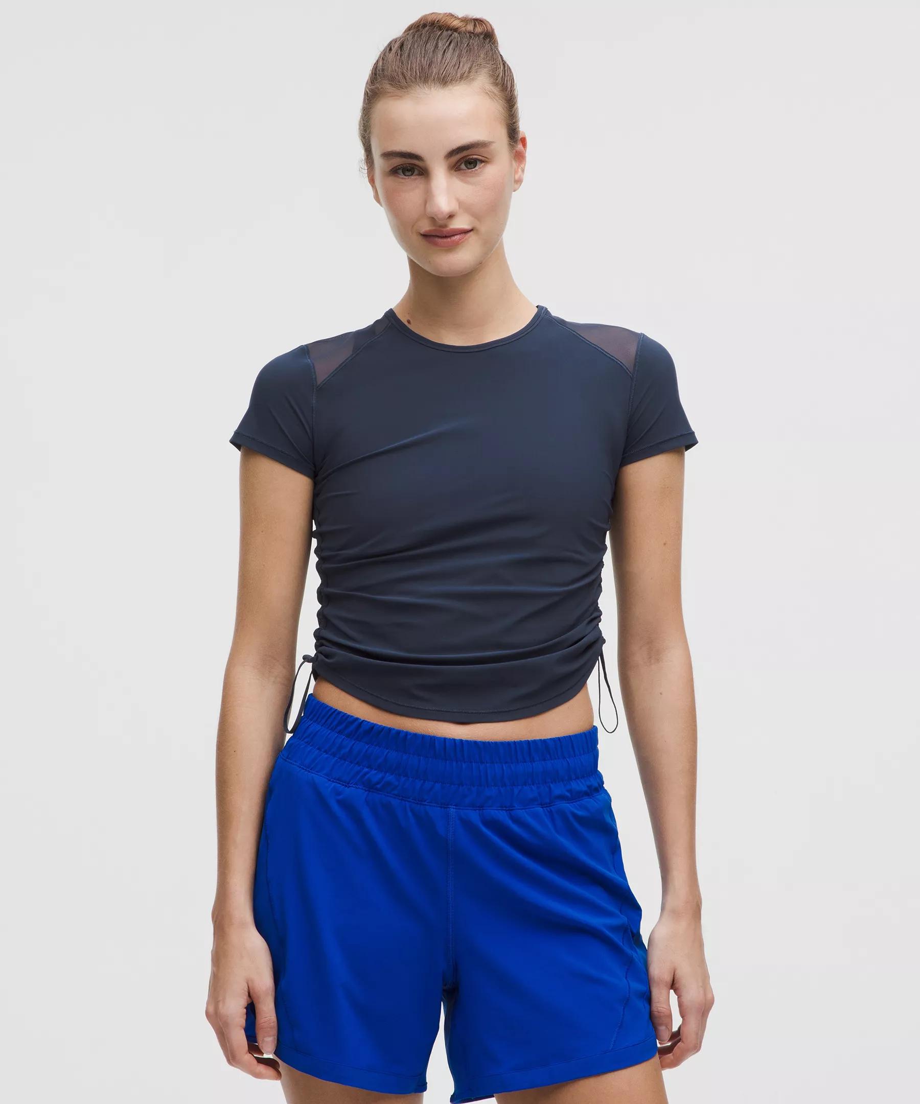 Sculpt Cinched Short-Sleeve Shirt Product Image