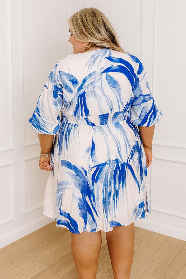 Watercolor Weekend Mini Dress Curves Product Image