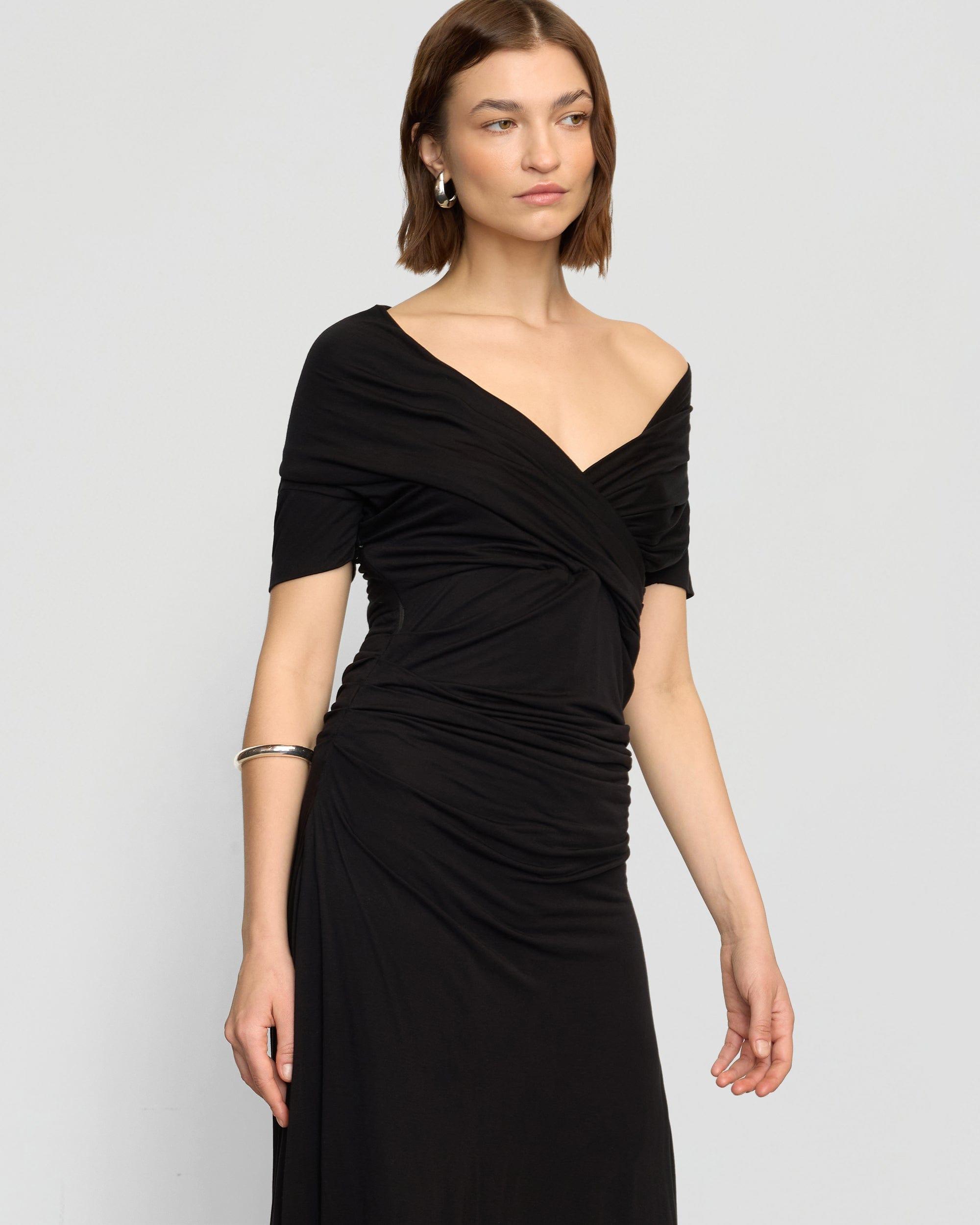 Thilda Ruched Off-Shoulder Dress Product Image