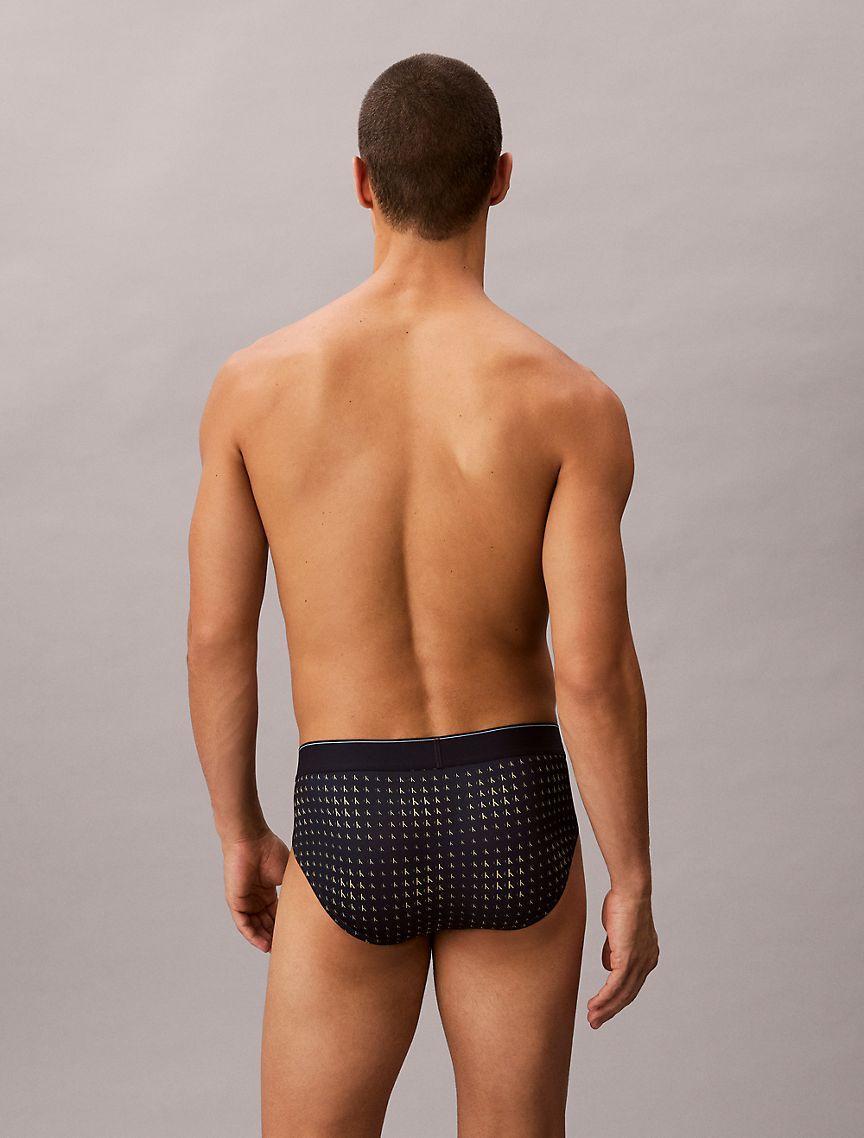 Graphic Monogram Microfiber Stretch Hip Brief Product Image