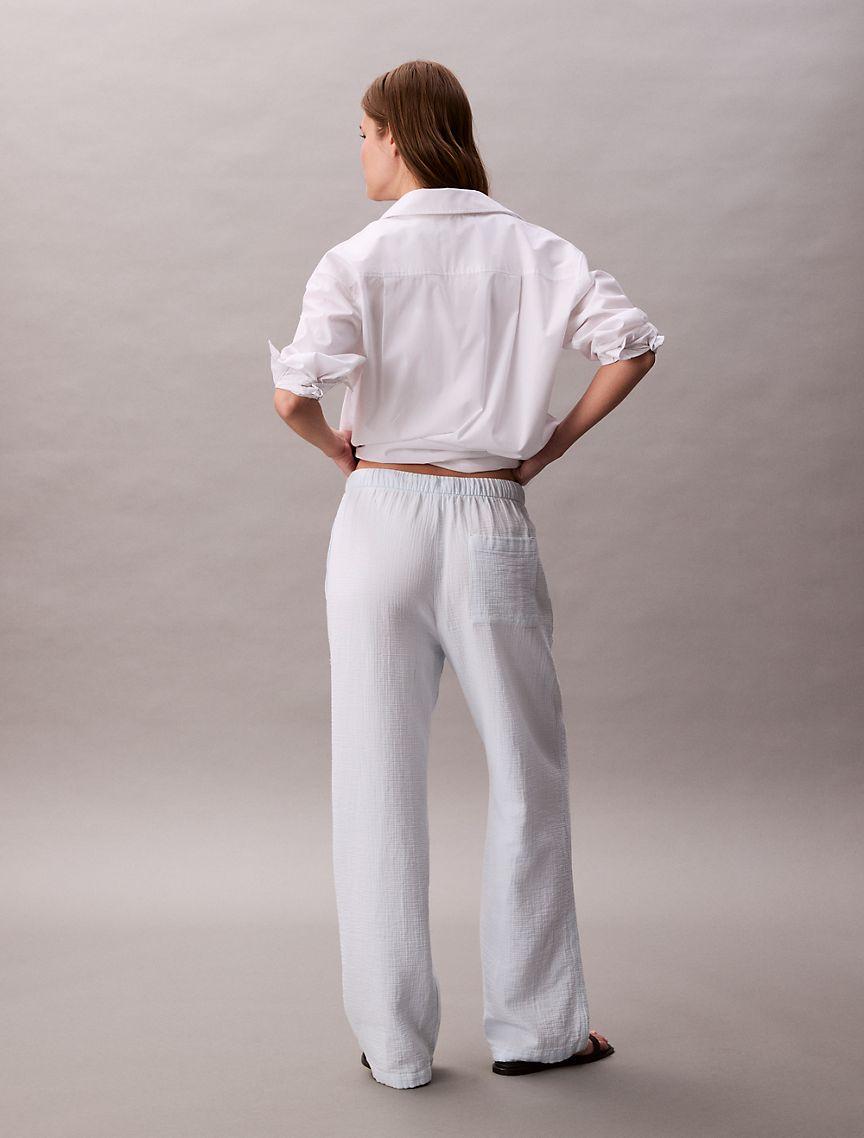 Double Gauze Pull-On Pants Product Image