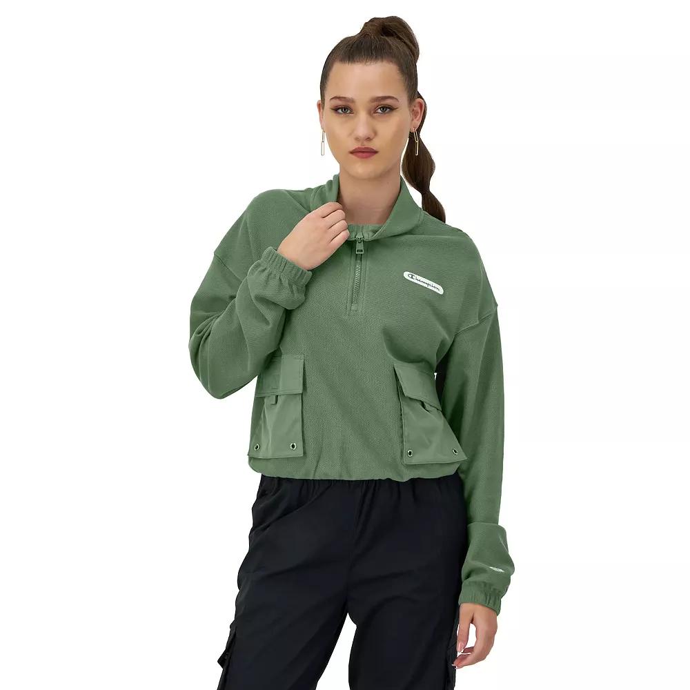 Women's Champion® Campus Pique 1/4-Zip Pullover,  Product Image