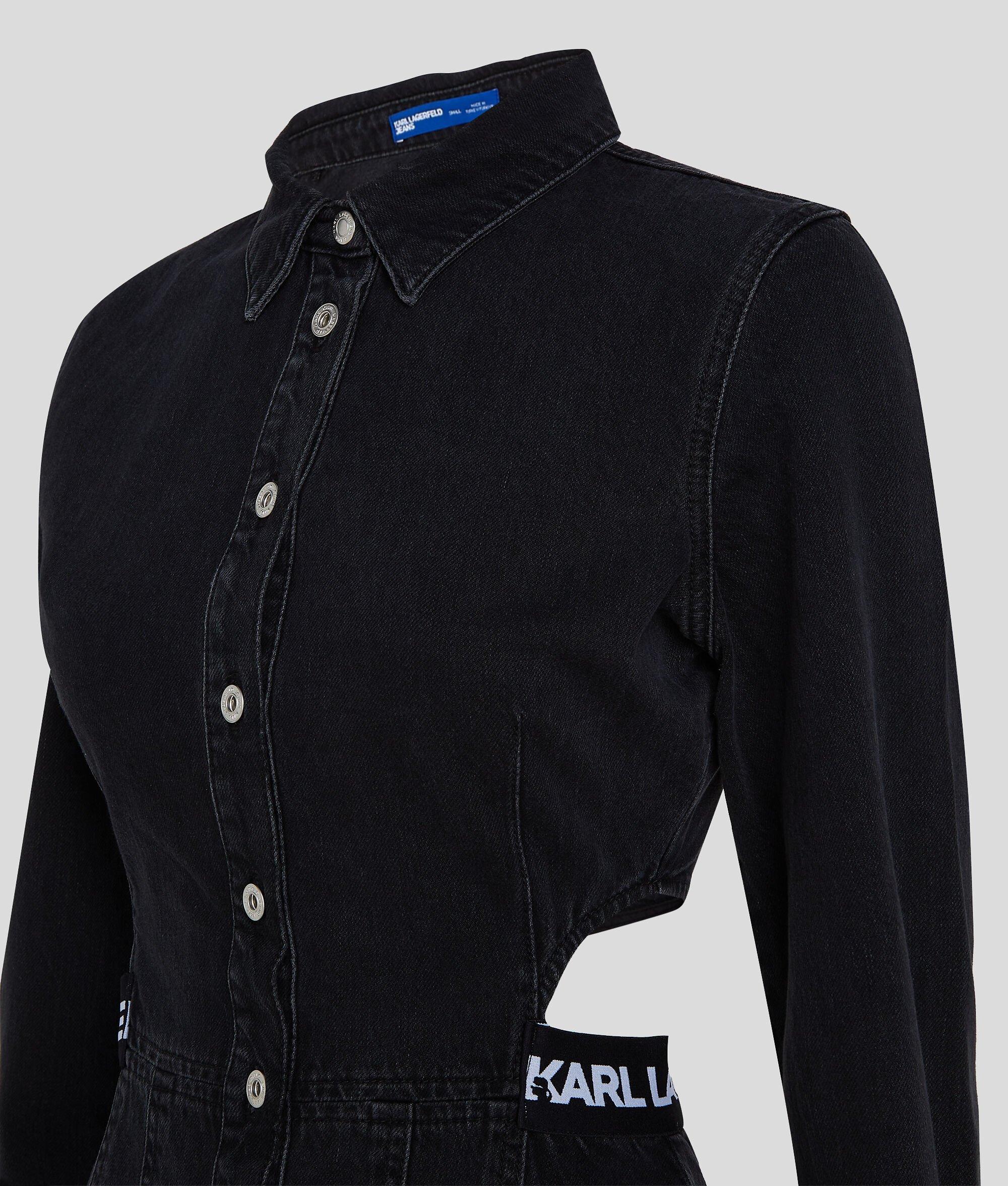 DENIM CUTOUT DRESS Product Image