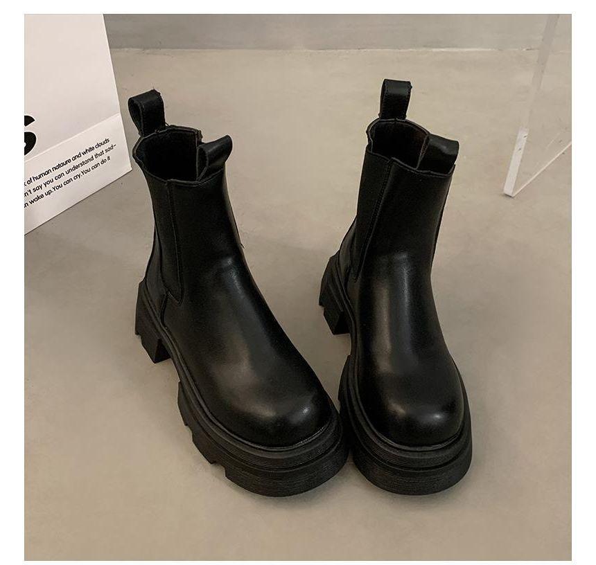 Platform Short Chelsea Boots Product Image