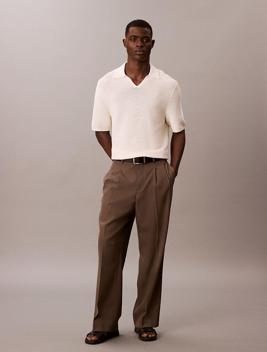 Tech Knit Sweater Polo Shirt Product Image