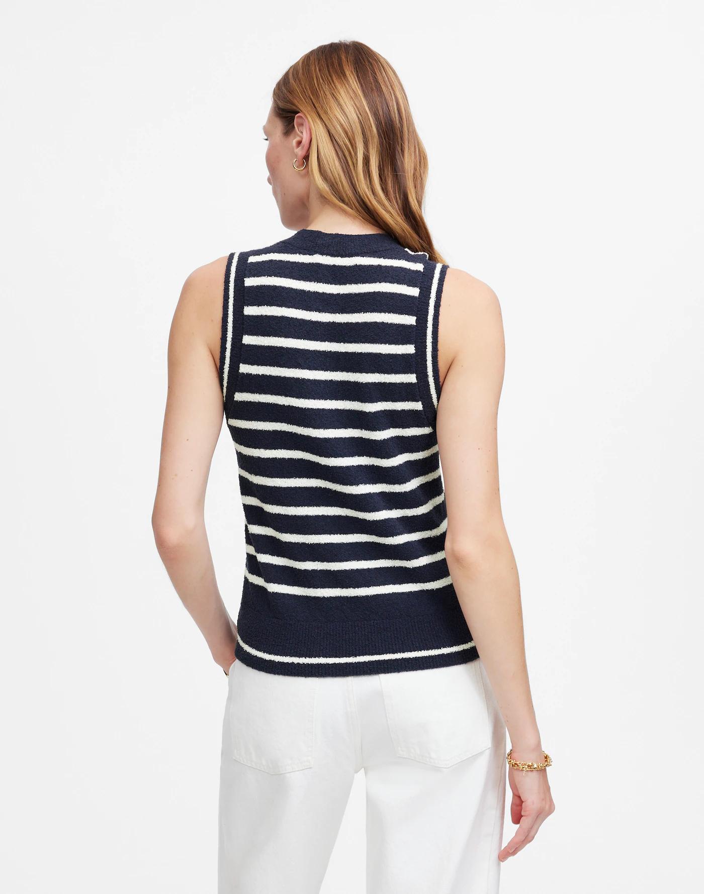 Bouclé-Knit Sweater Tank Product Image