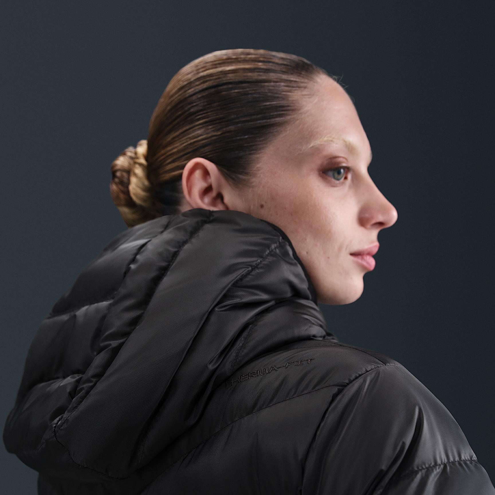 Womens Nike Sportswear Windpuffer Therma-FIT Hooded Parka | HV2460-010 Product Image
