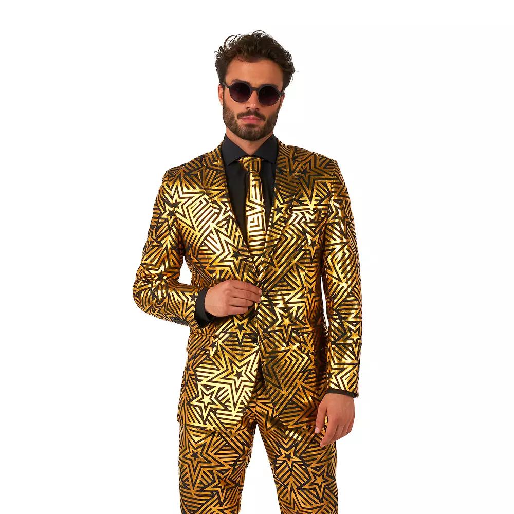 Men's OppoSuits Golden Geo Star Suit Set, Size: 42 - Regular Product Image