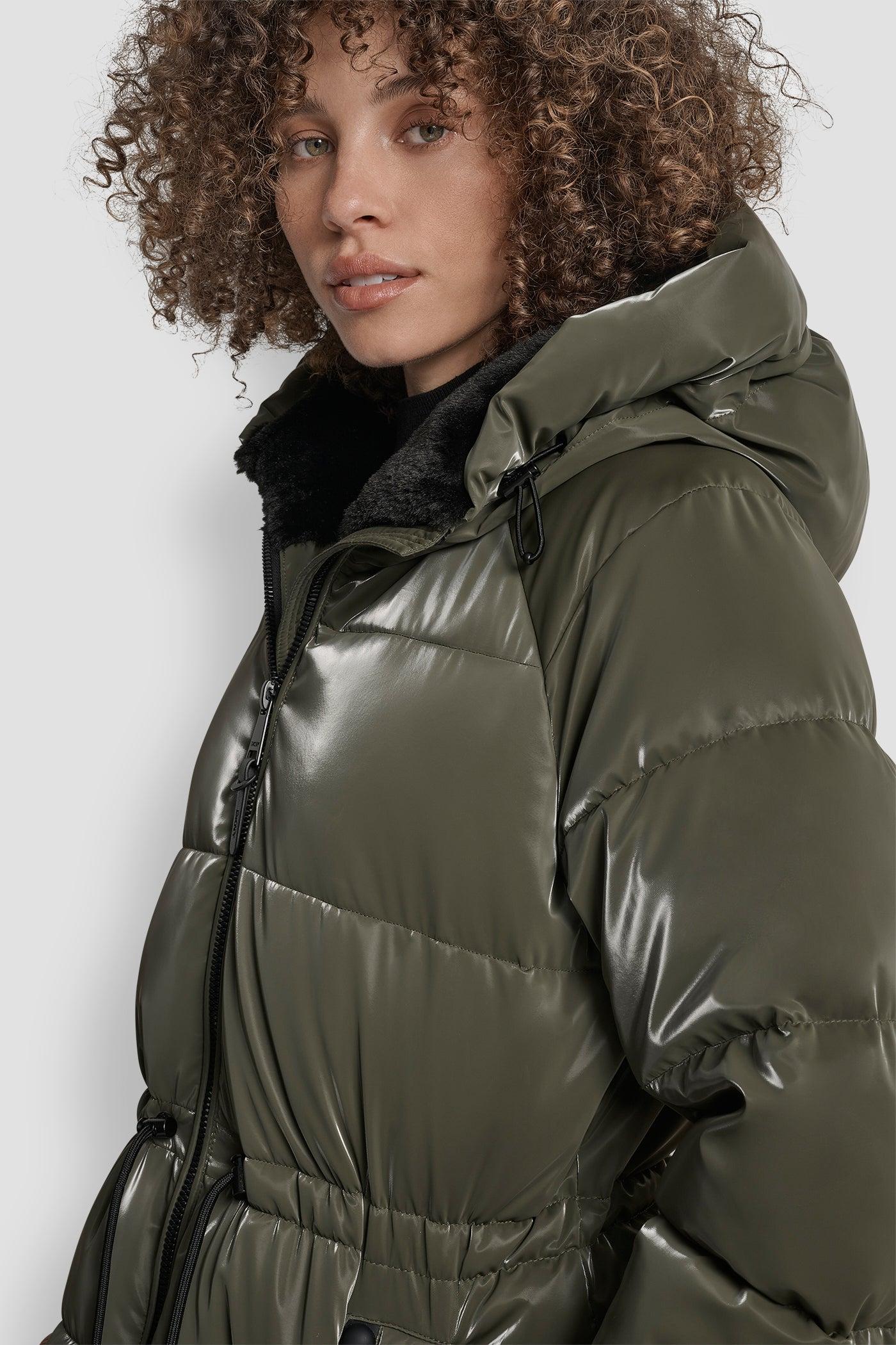 MID LENGTH LUSH PUFFER JACKET Product Image