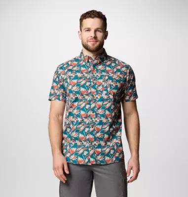 Men's Columbia Rapid Rivers™ Printed Button-Down Shirt,  Product Image