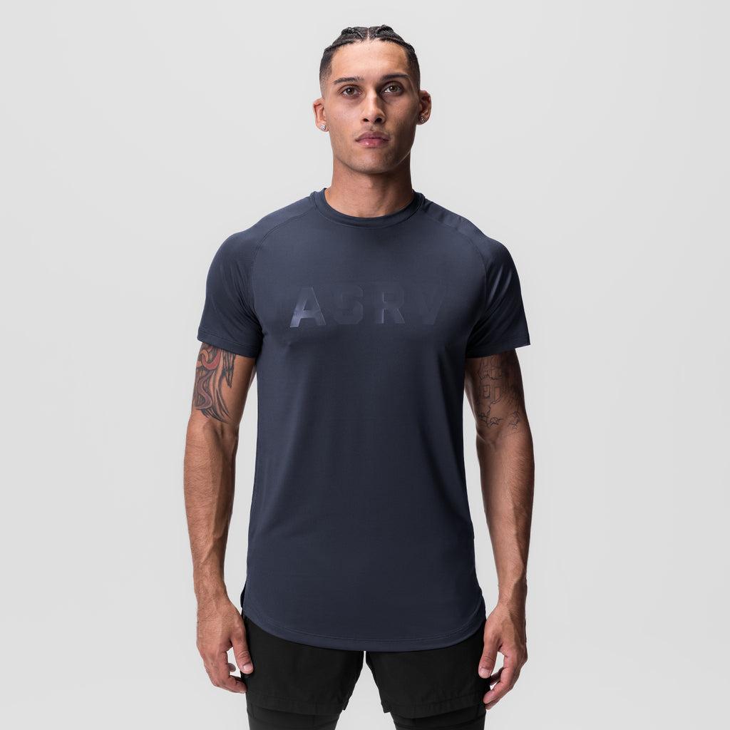 0660. AeroSilver® Established Tee - Navy Male Product Image