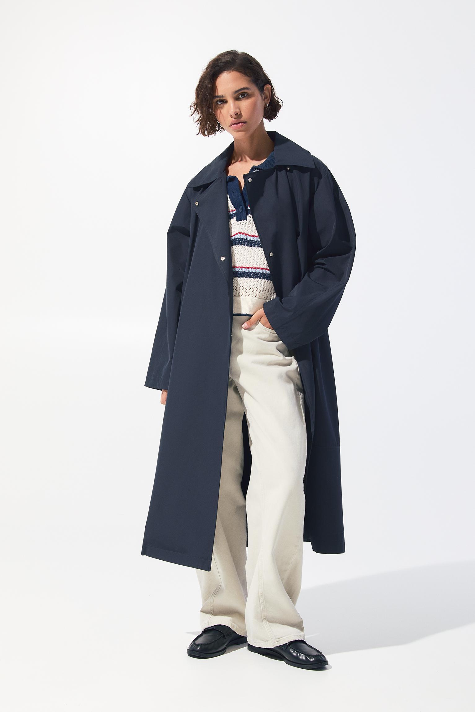 Long oversize trench coat Product Image