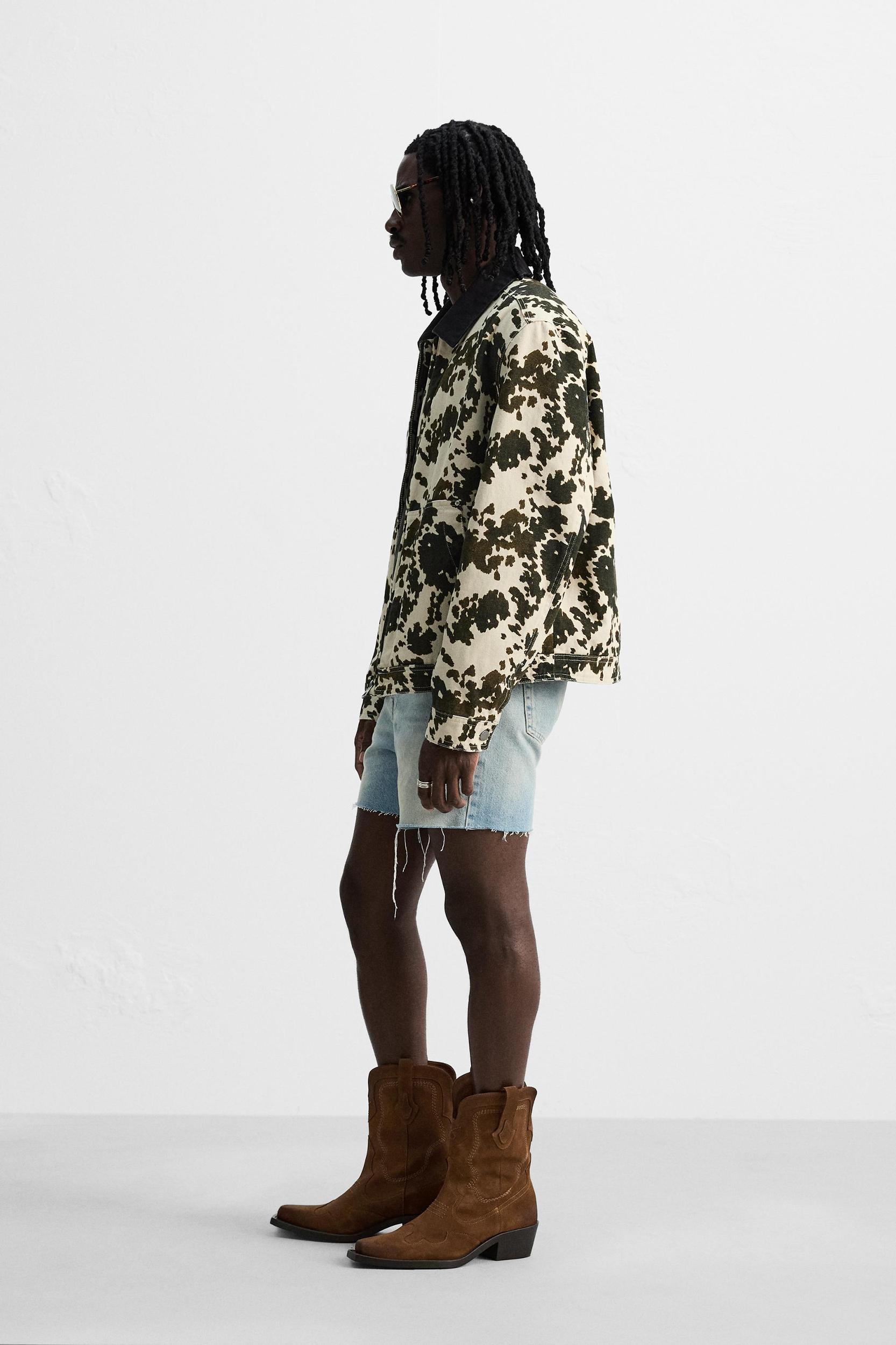 DENIM MINI SHORTS Product Image