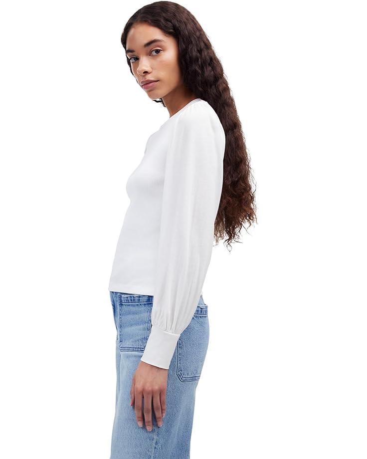 Modal Rib Long Sleeve Crew Neck Product Image