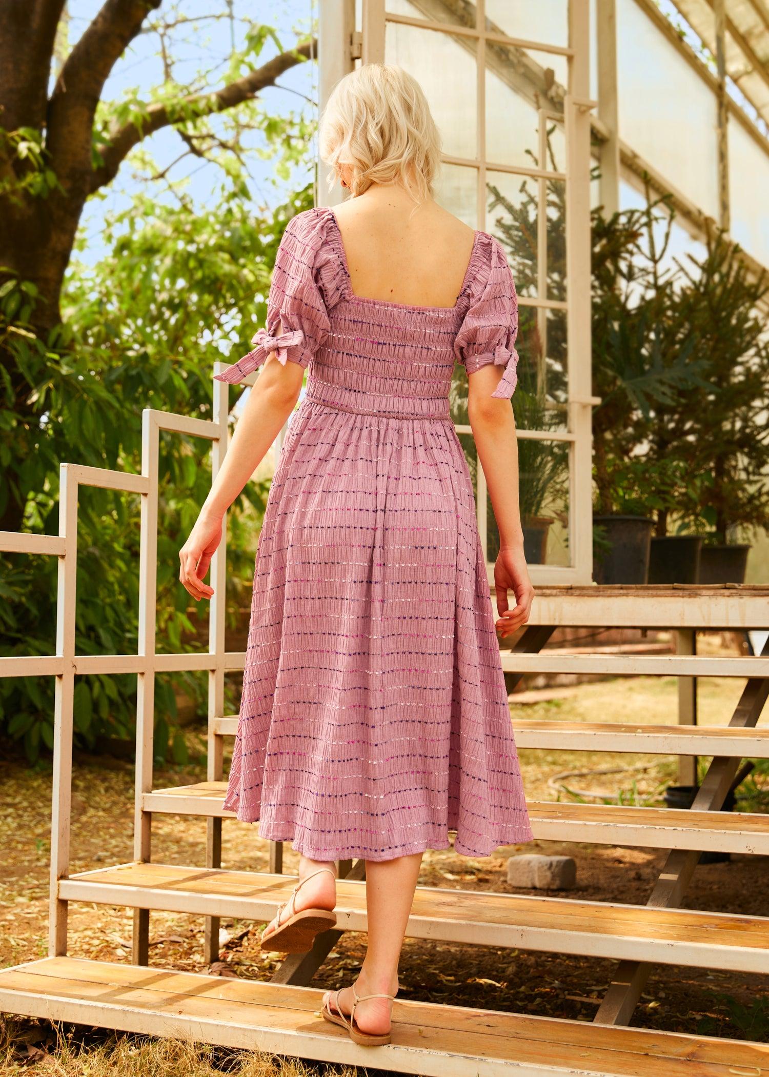 Lavender Daydream Midi Dress Product Image