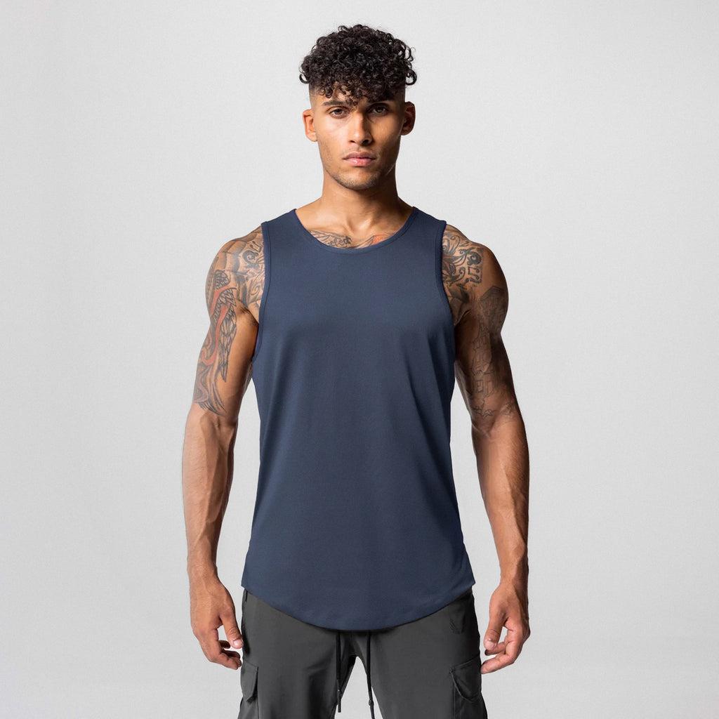 0830. AeroSilver® Tank Top - Navy Product Image