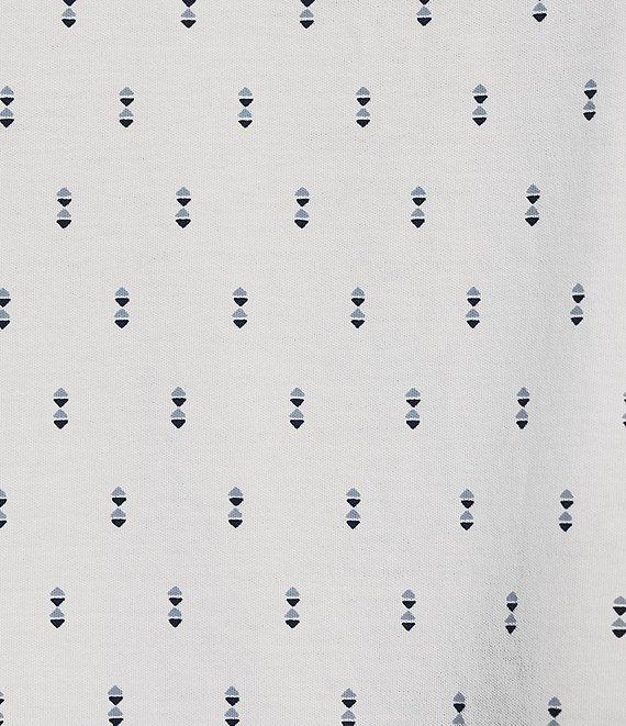 Cremieux Blue Label Geo Print Short Sleeve Coatfront Shirt Product Image