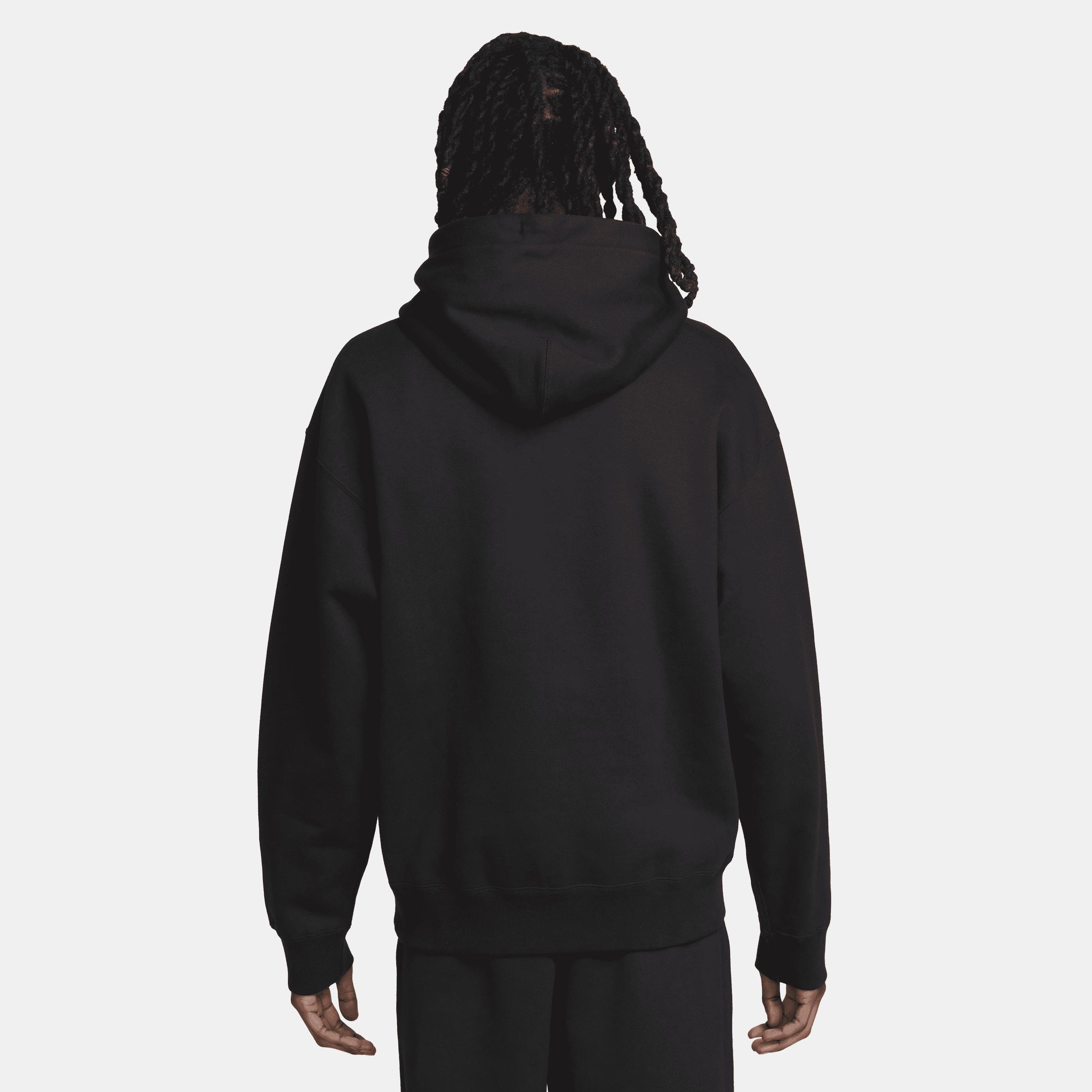 Nike Mens Solo Swoosh Fleece Pullover Hoodie | DX1355-010 Product Image