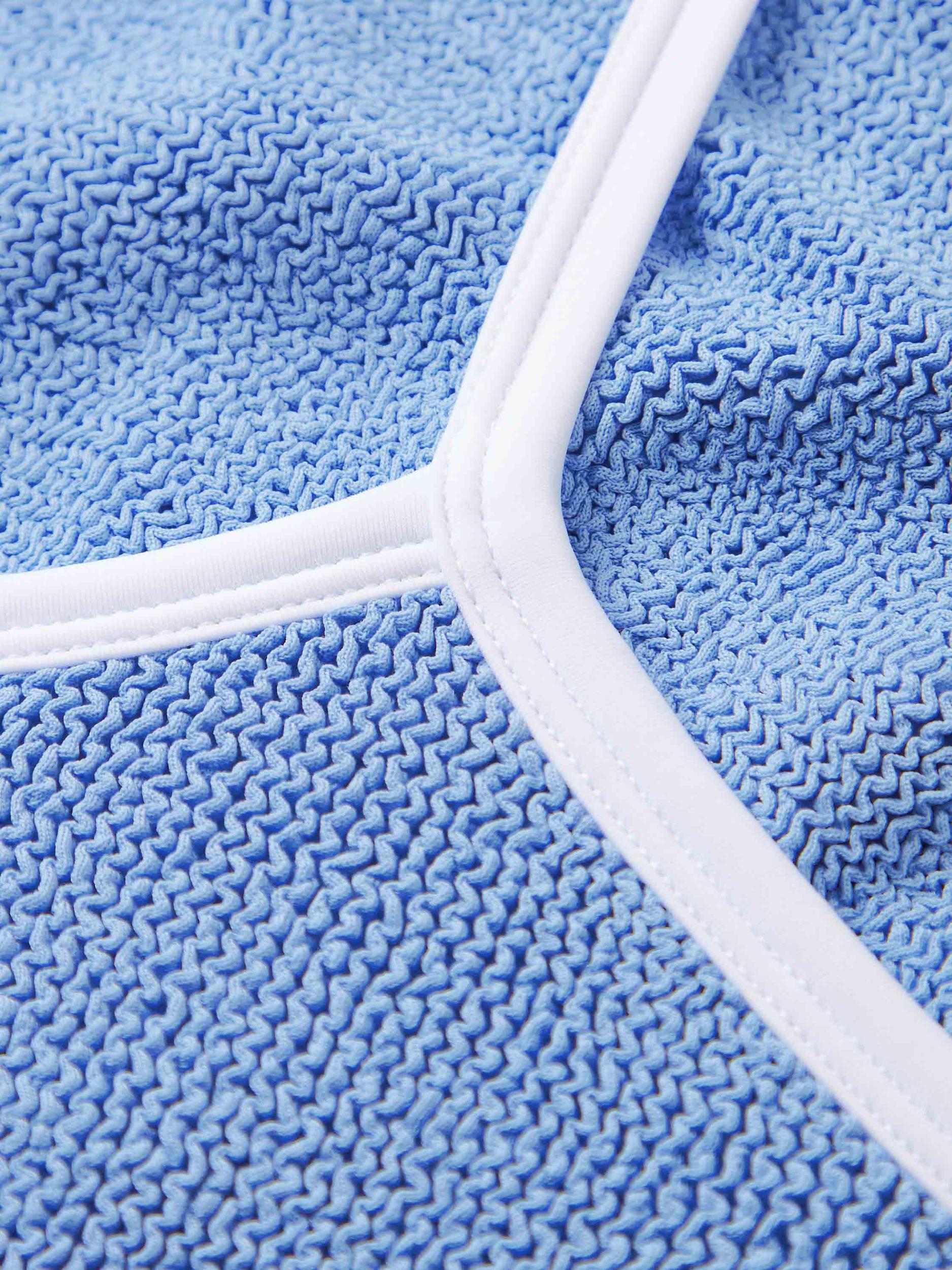 Tyler Bikini - Cornflower/White Product Image