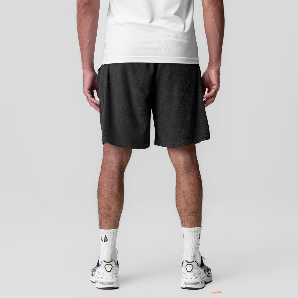 1094. Towel Terry Relaxed Short - Black Product Image