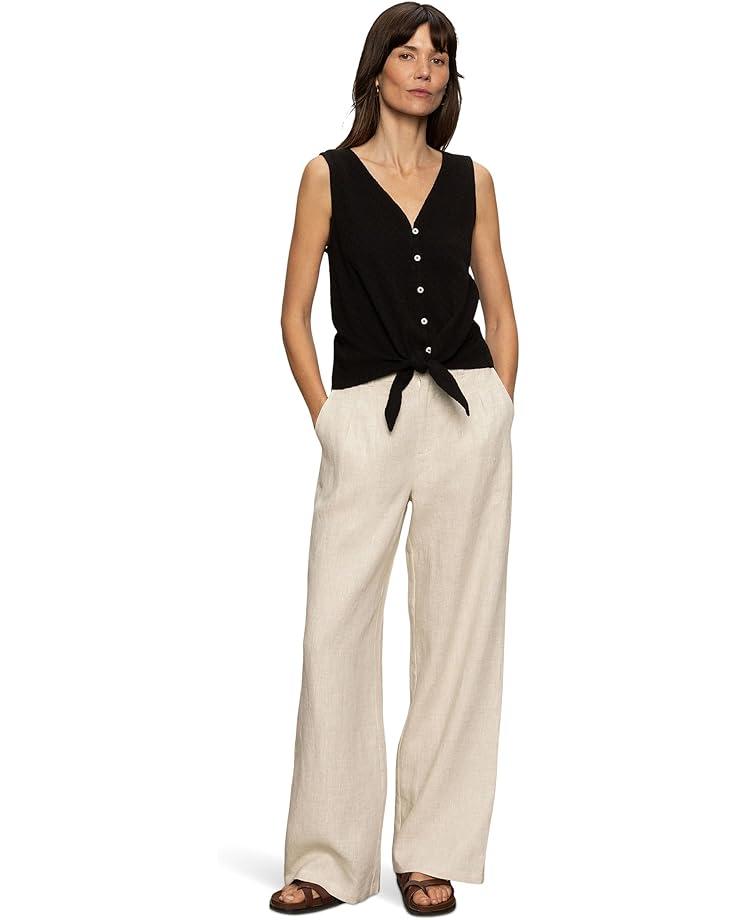 V Neck Tie Tank Product Image