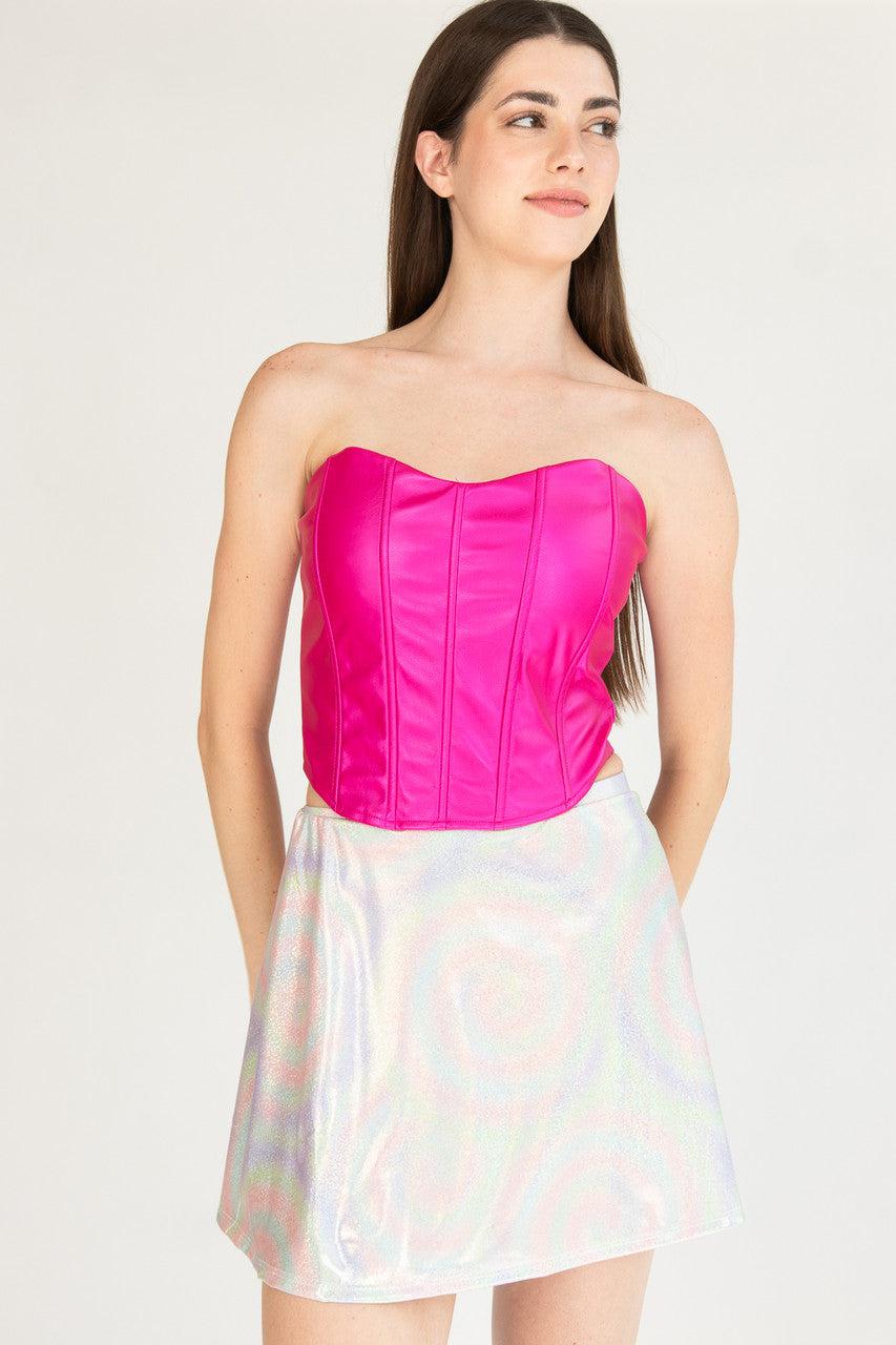 Strapless Metallic Bodice Product Image