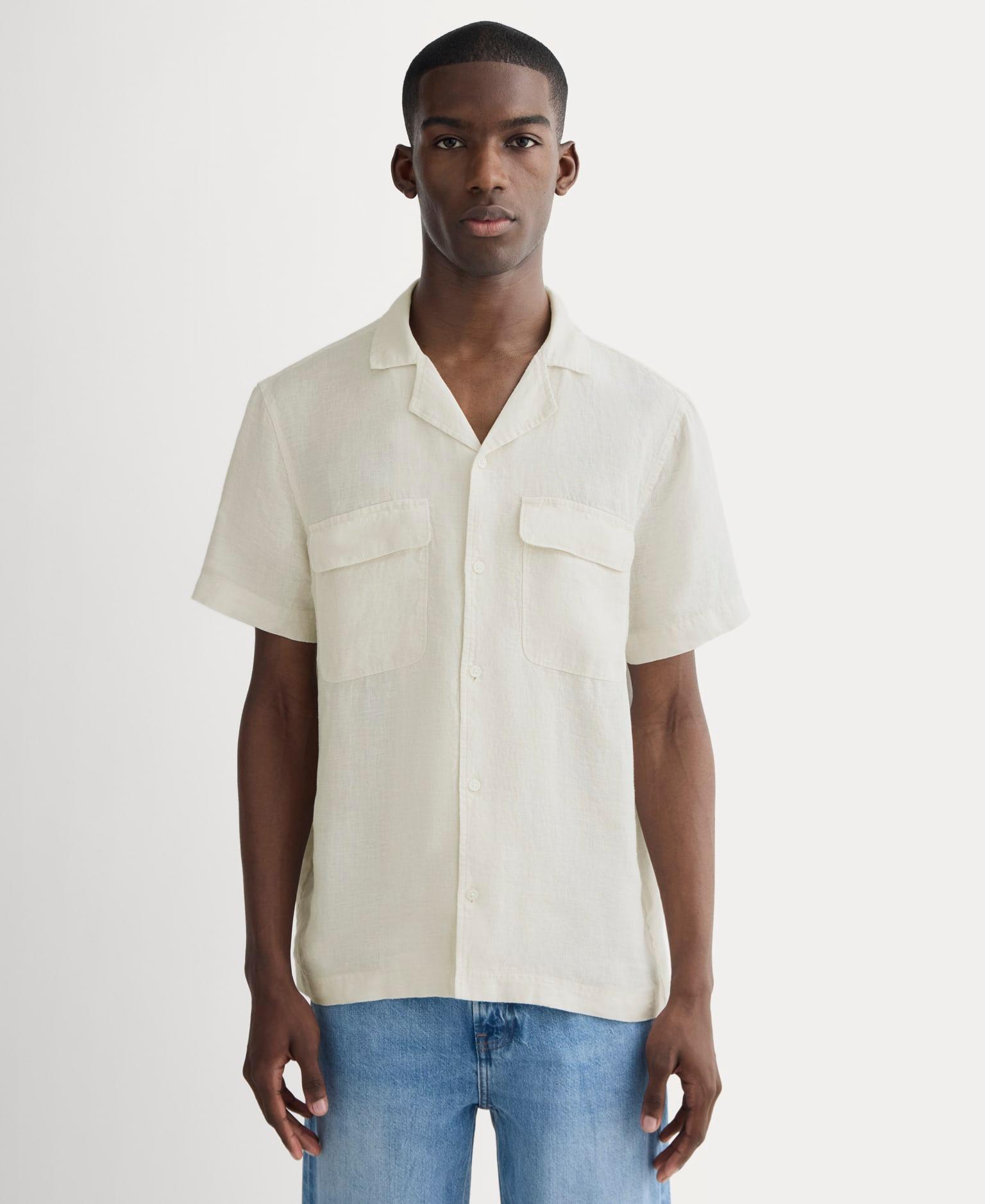 Mens Resort Shirt in Linen by Everlane Product Image