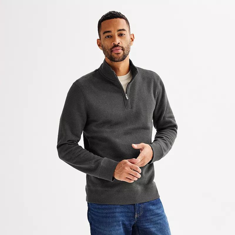 Men's Sonoma Goods For Life® Sweater Fleece Quarter Zip Pullover,  Product Image