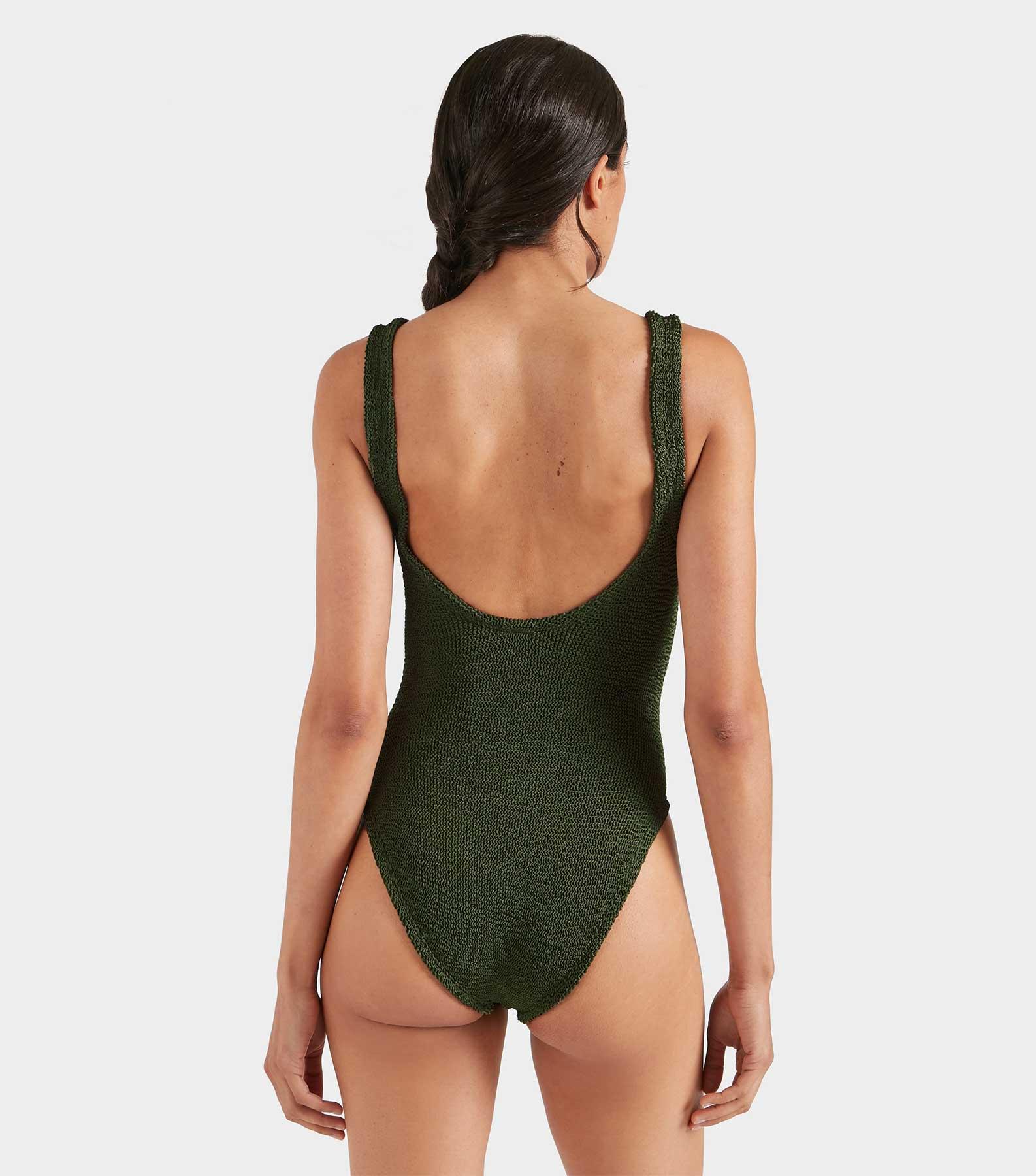 Celine Swim With Tonal Hoops - Metallic Khaki Product Image