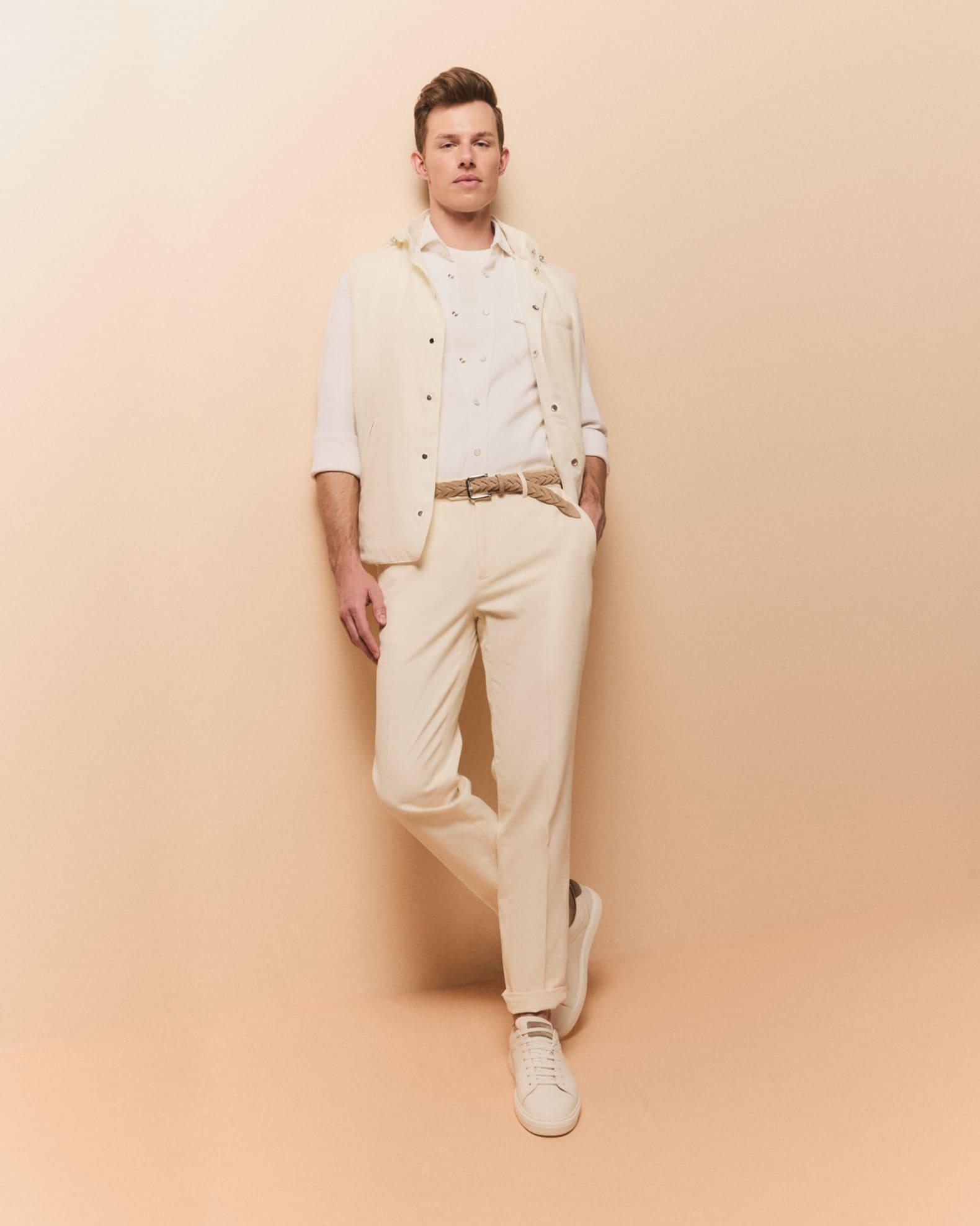 Men's Slim Flat-Front Pants Product Image