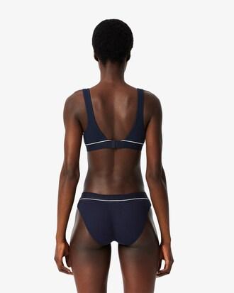 Ribbed Cotton Triangle Bralette Product Image