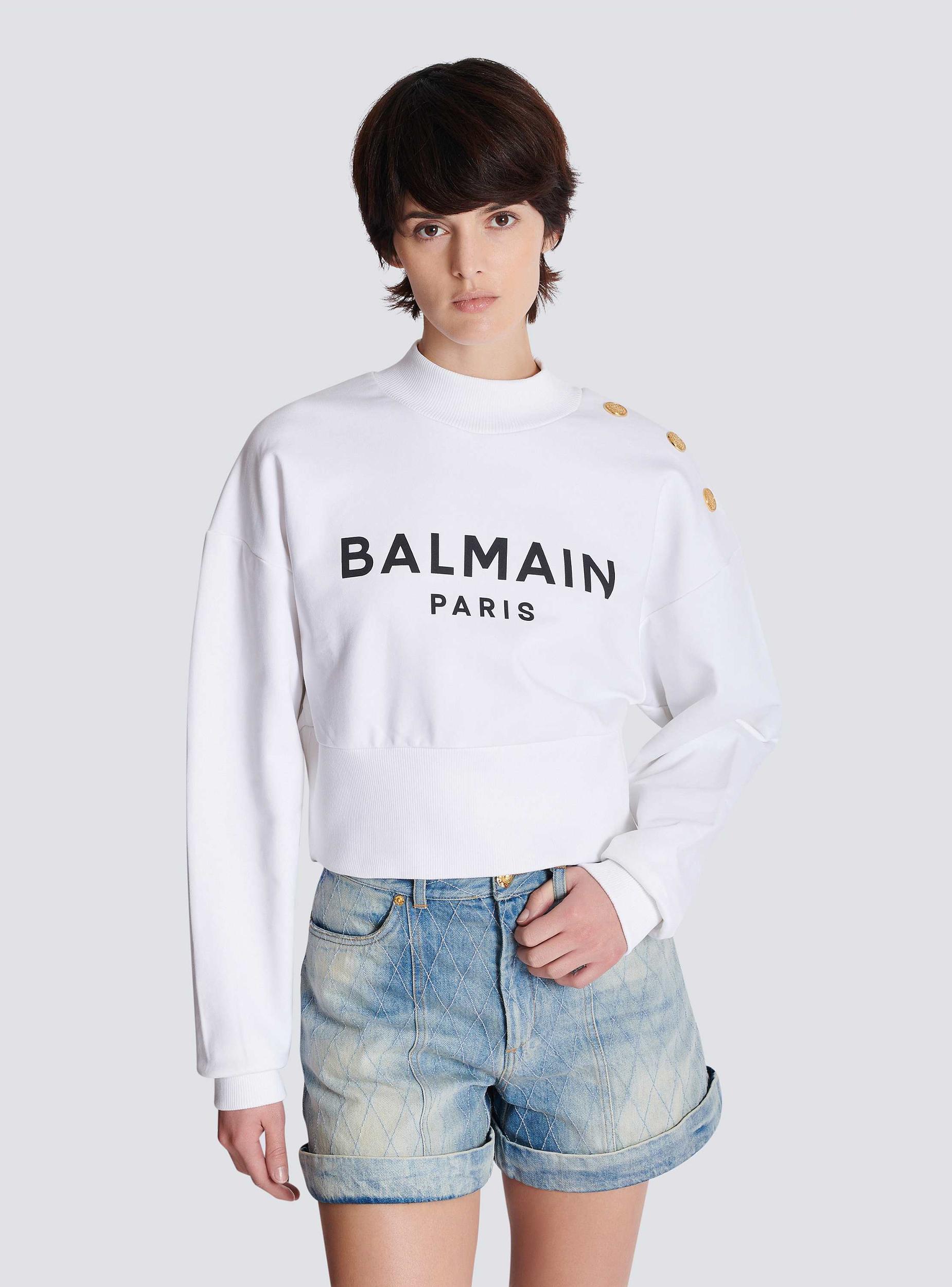Printed Balmain Paris sweatshirt Product Image