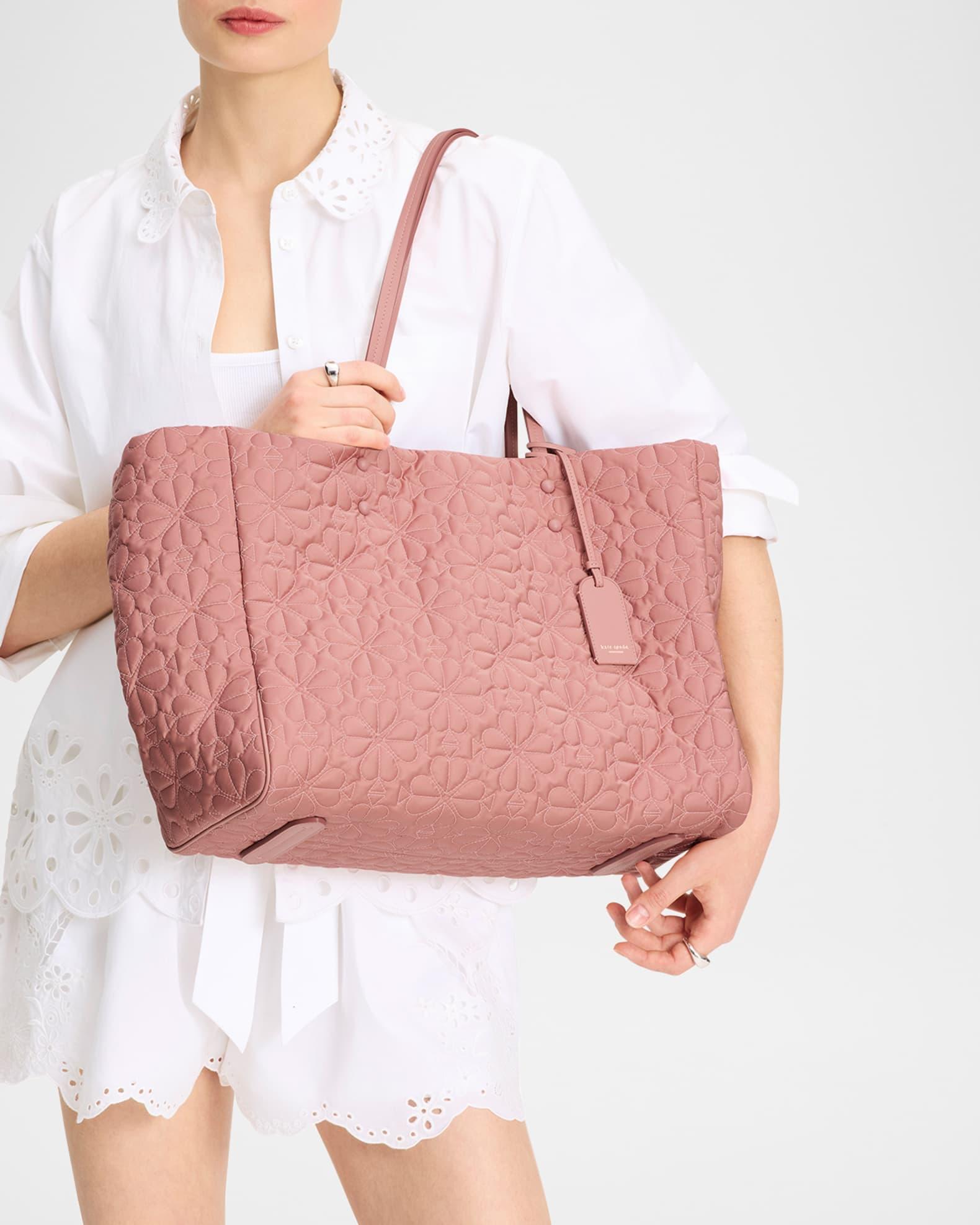 tilly large quilted fabric tote bag Product Image