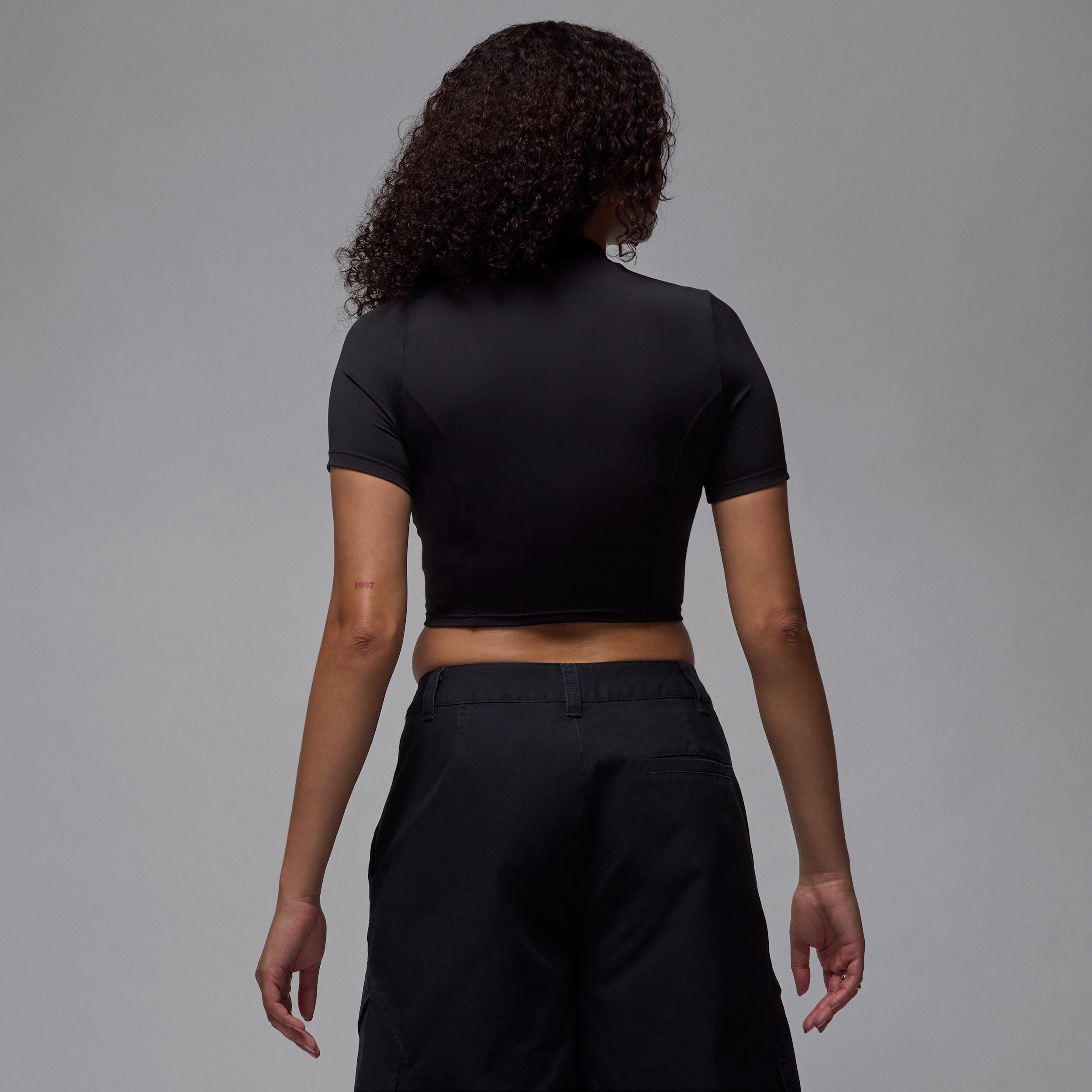 Women's Jordan Short-Sleeve Knit Crop Top Product Image