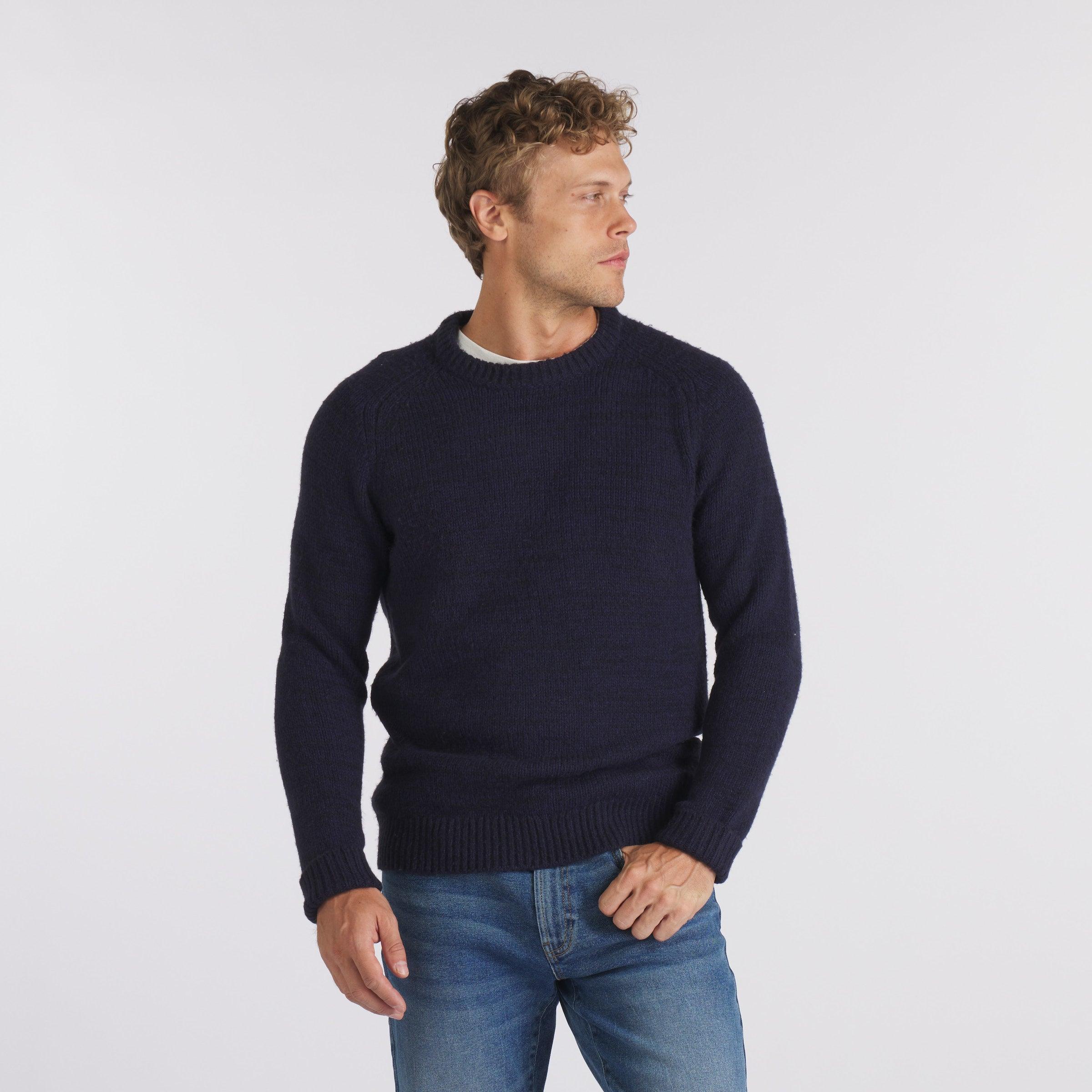 Collegiate Sweater Crew - Midnight Navy Product Image