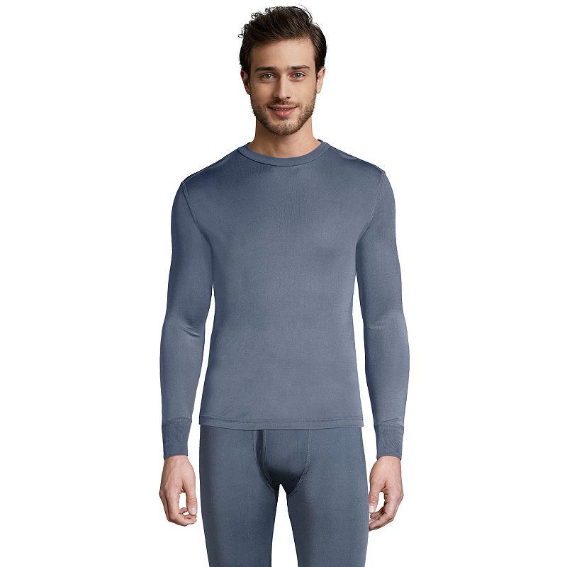 Men's Lands' End Silk Long Underwear Top,  Product Image