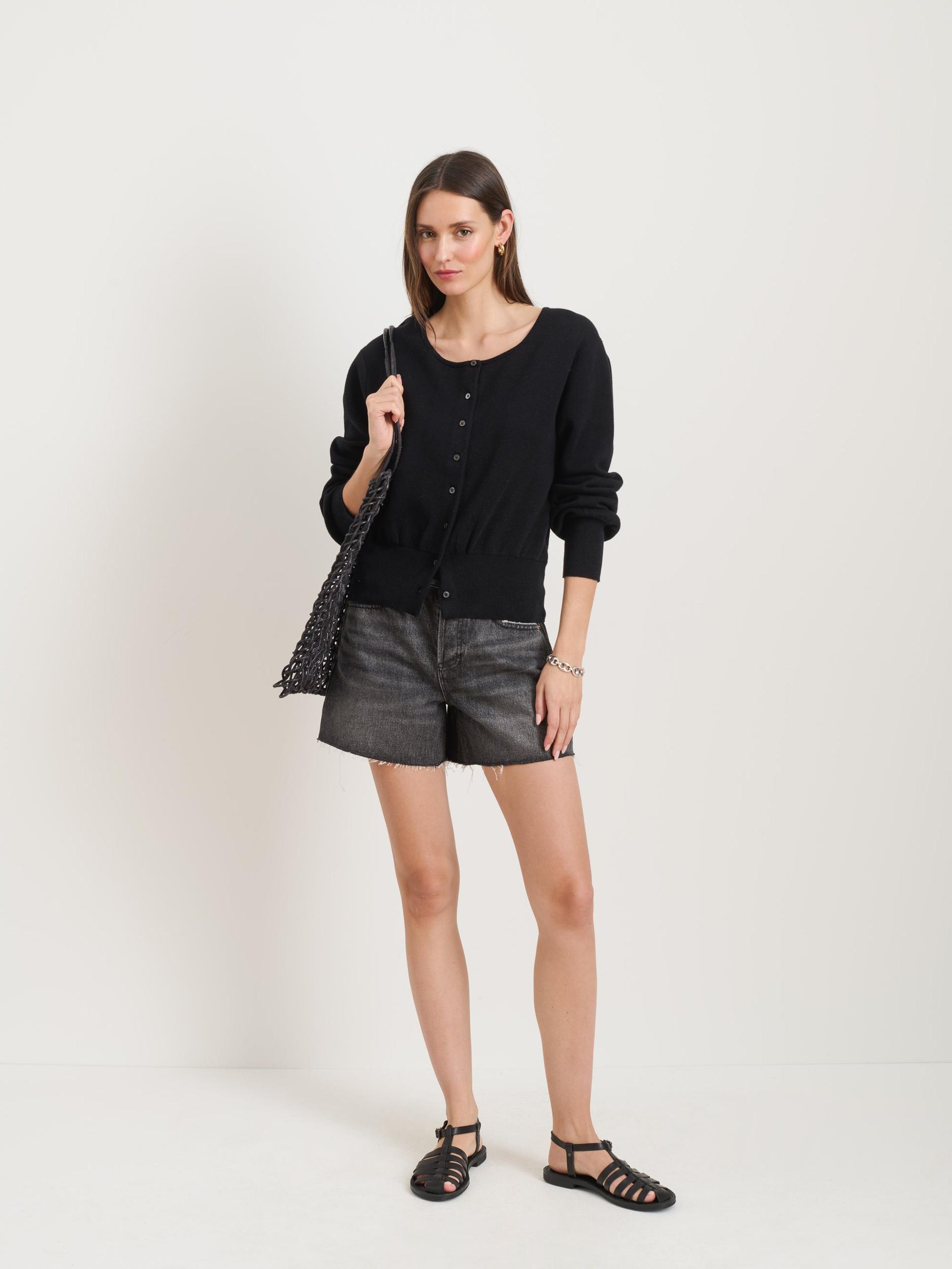 Louisa Cardigan In Cotton Cashmere Product Image