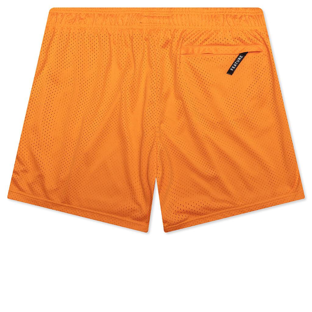 West Mesh Shorts - Orange Male Product Image