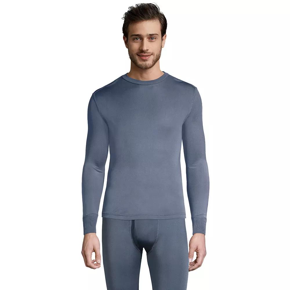 Men's Lands' End Silk Long Underwear Top,  Product Image