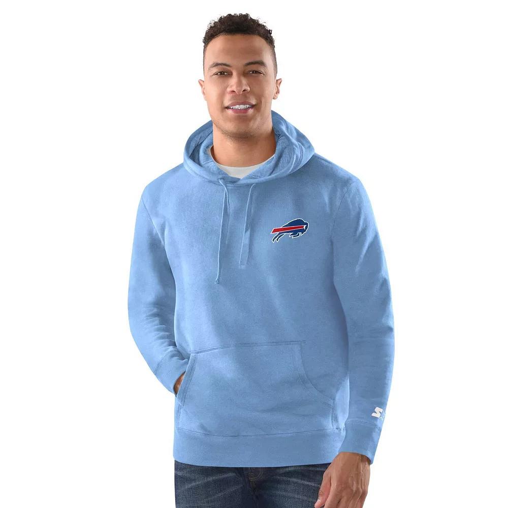 Men's Margaritaville  Blue Buffalo Bills Time Flies Garment Dyed Pullover Hoodie, Size: Medium Product Image