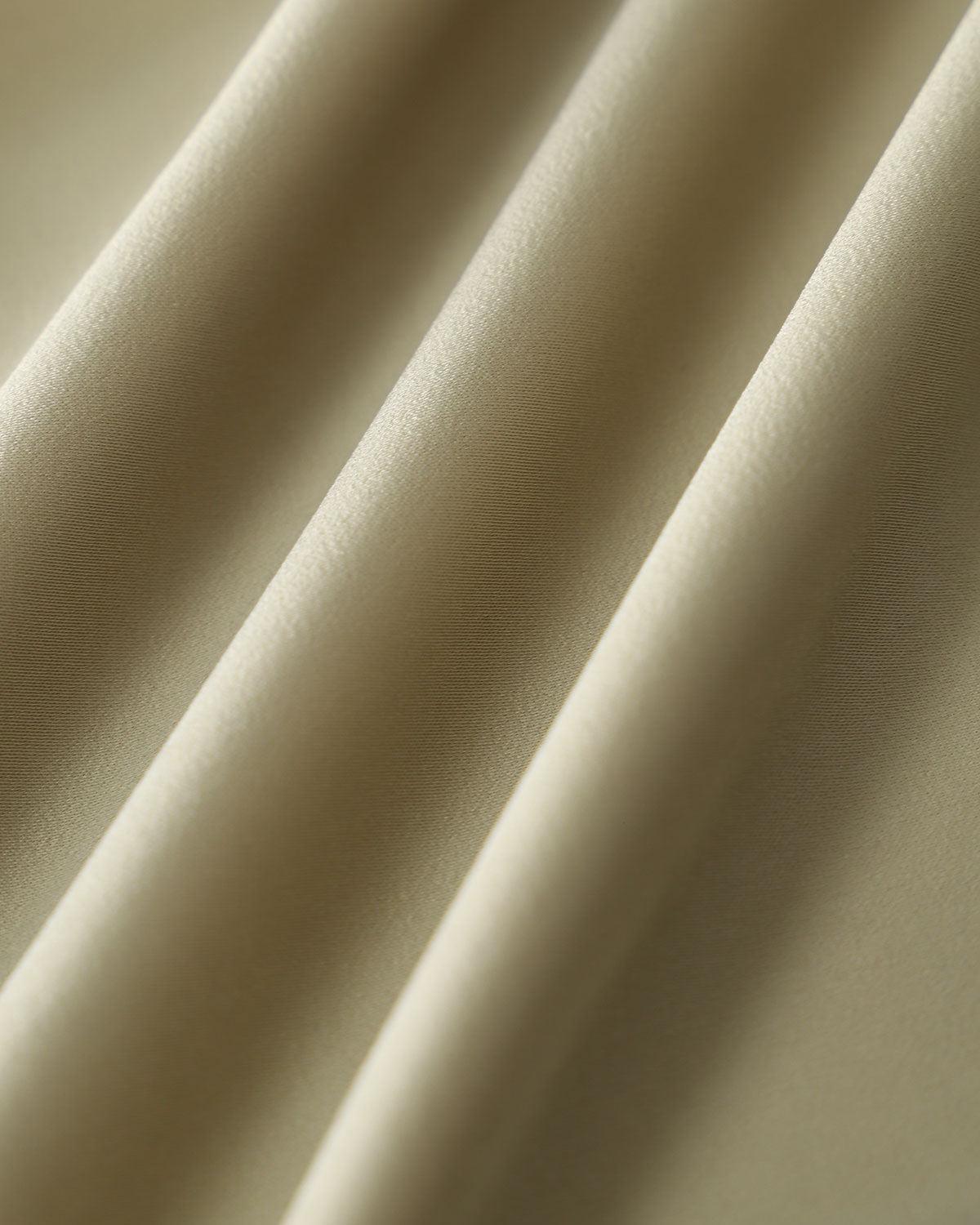 Green Ruched Slit Slip Maxi Dress Product Image