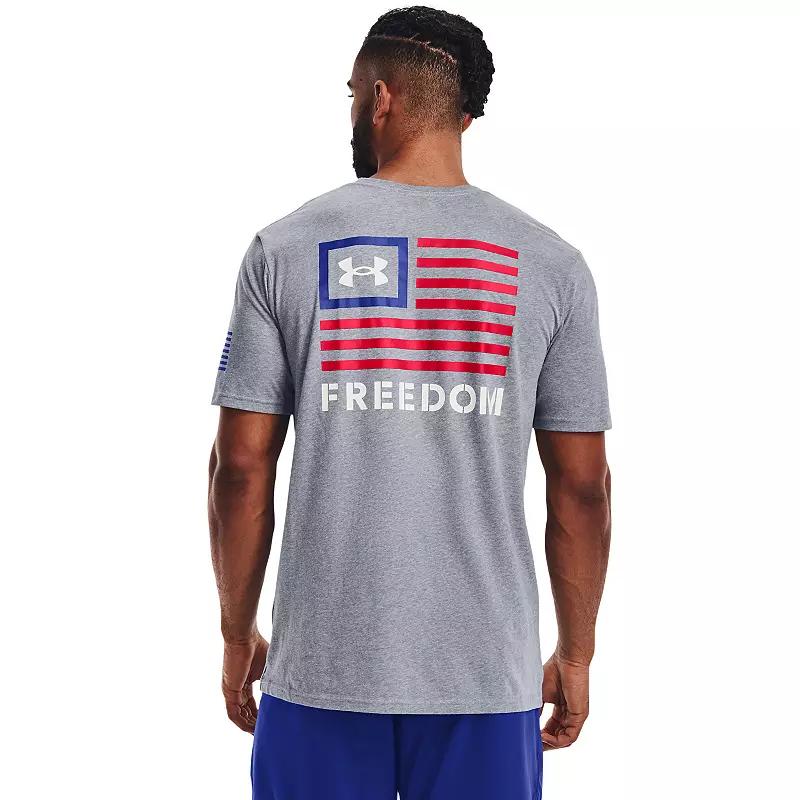 Big & Tall Under Armour Freedom Banner Graphic Tee, Men's, Size: Large Tall, Black Product Image