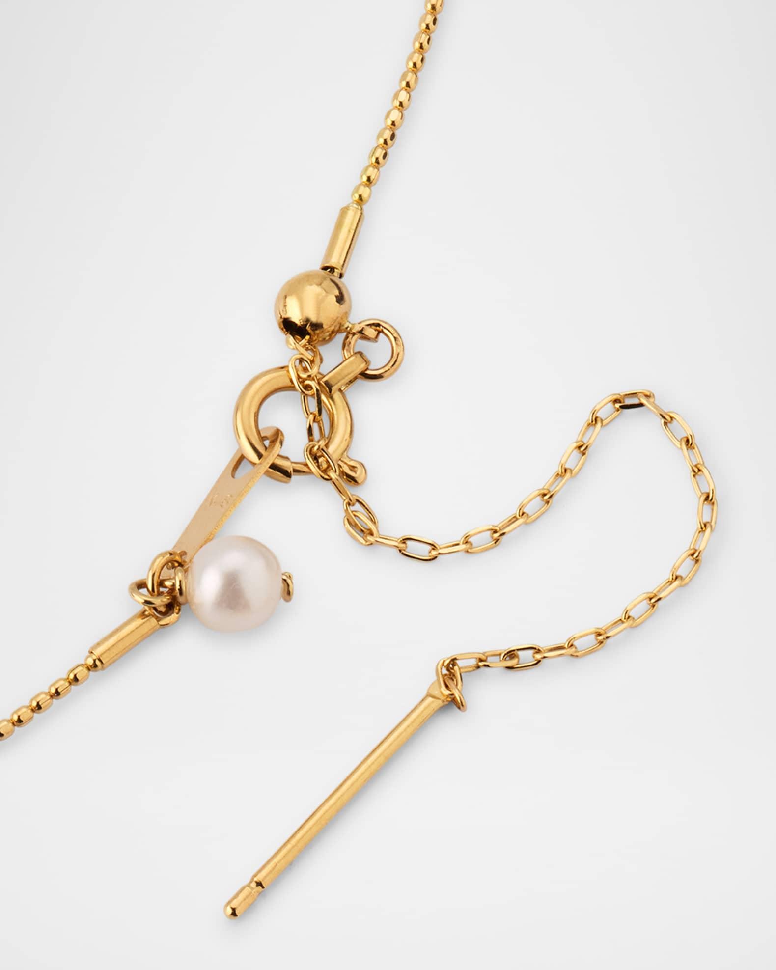 18K Pearl Choker Necklace Product Image