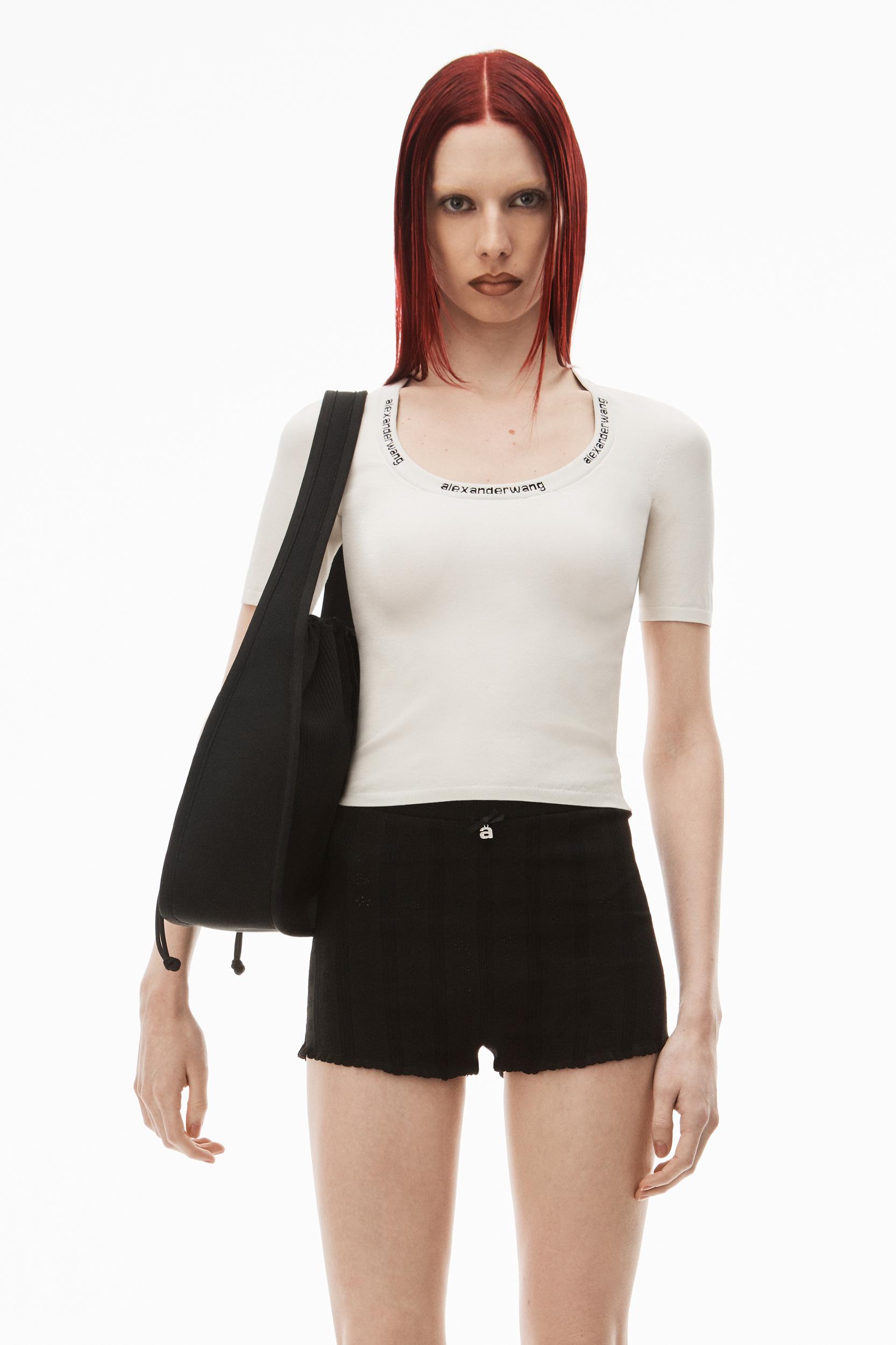 Ryan Large Bag In Ribbed Knit  Product Image