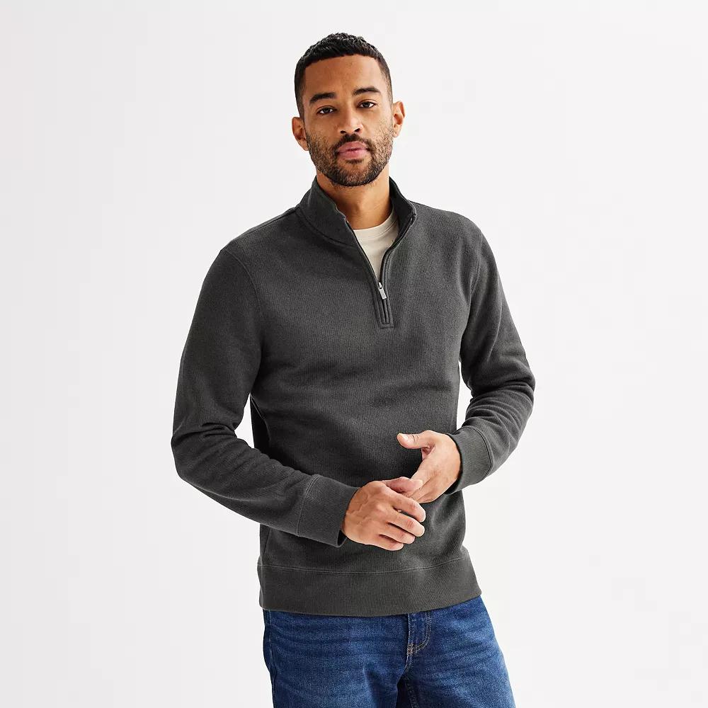 Men's Sonoma Goods For Life® Sweater Fleece Quarter Zip Pullover,  Product Image