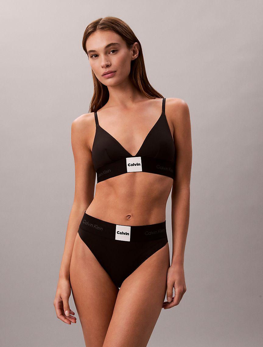 Icon Logo Graphic Unlined Triangle Bralette Product Image