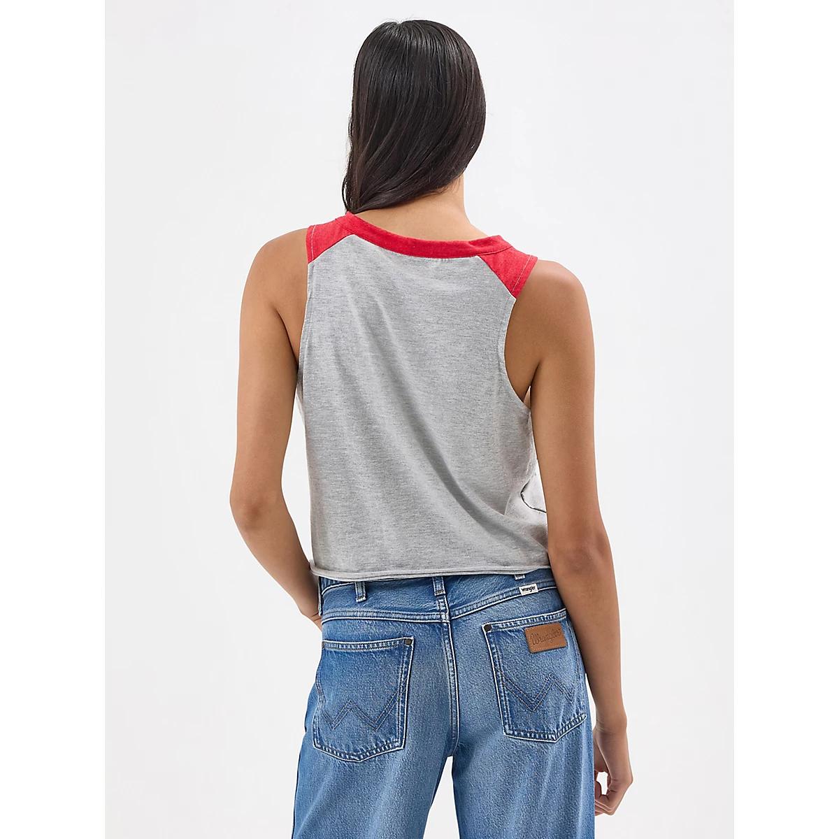 Women's Wrangler Collegiate Vintage Muscle Tee | Women's TOPS | Wrangler® Product Image