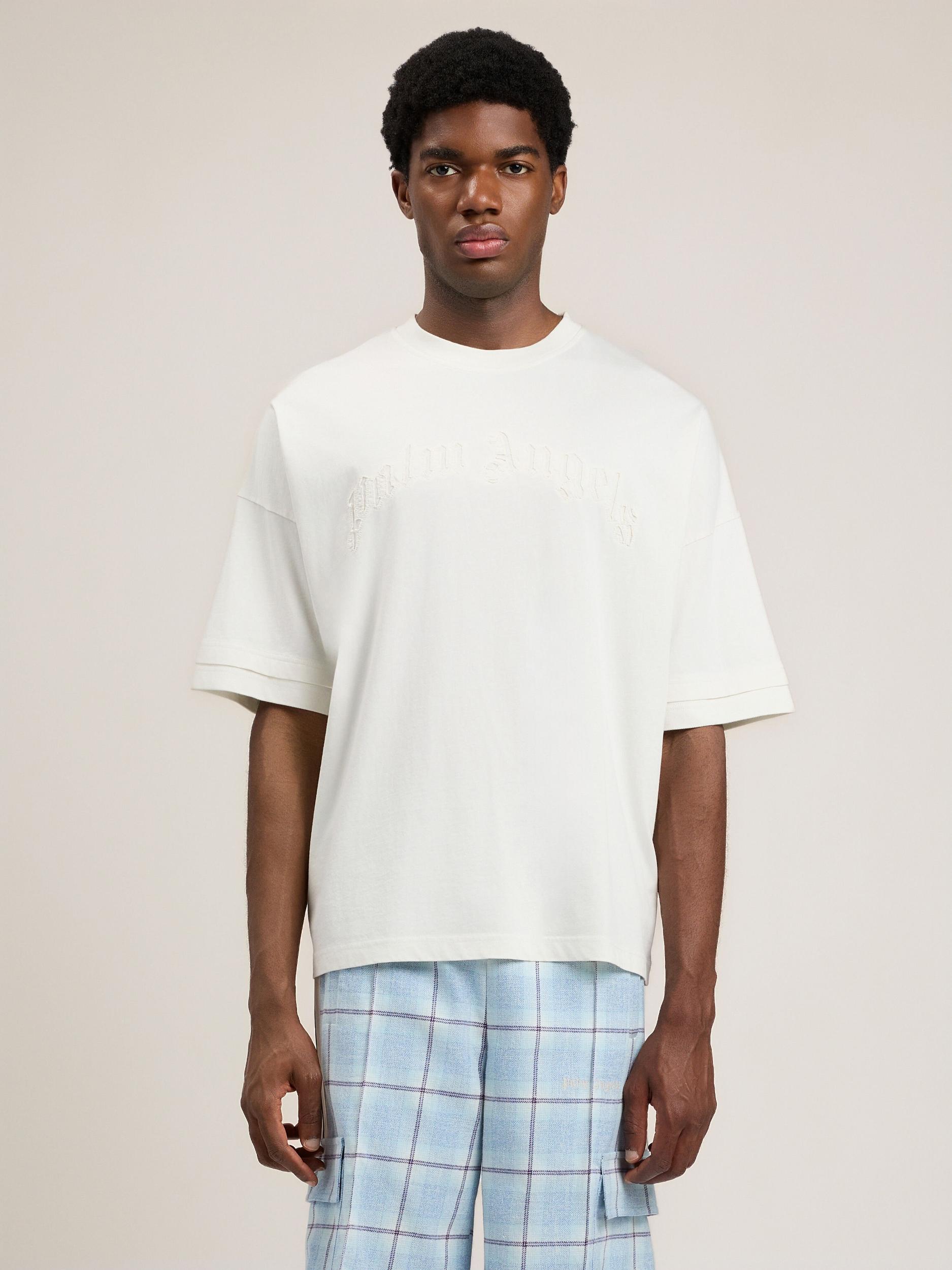 Curved Logo Loose Double T-Shirt Product Image