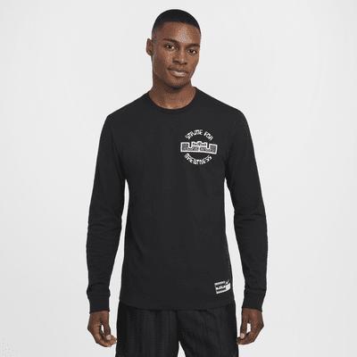 Nike Mens LeBron Max90 Long-Sleeve Basketball T-Shirt | HF6191-010 Product Image