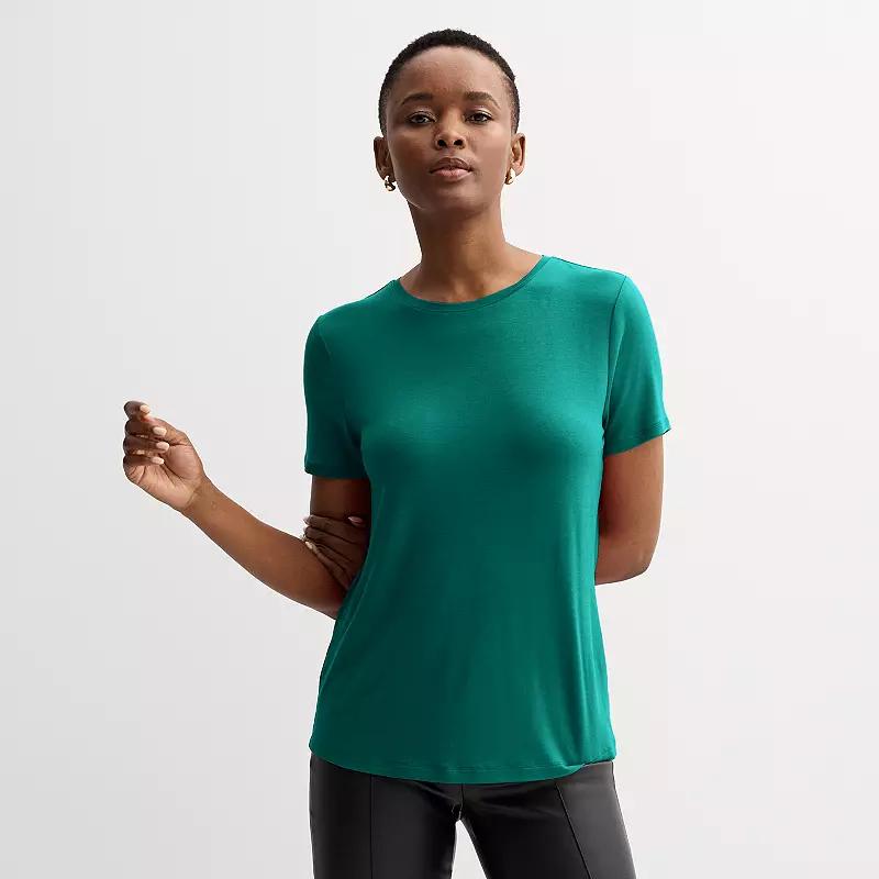 Women's Nine West Essential Crewneck Tee,  Product Image